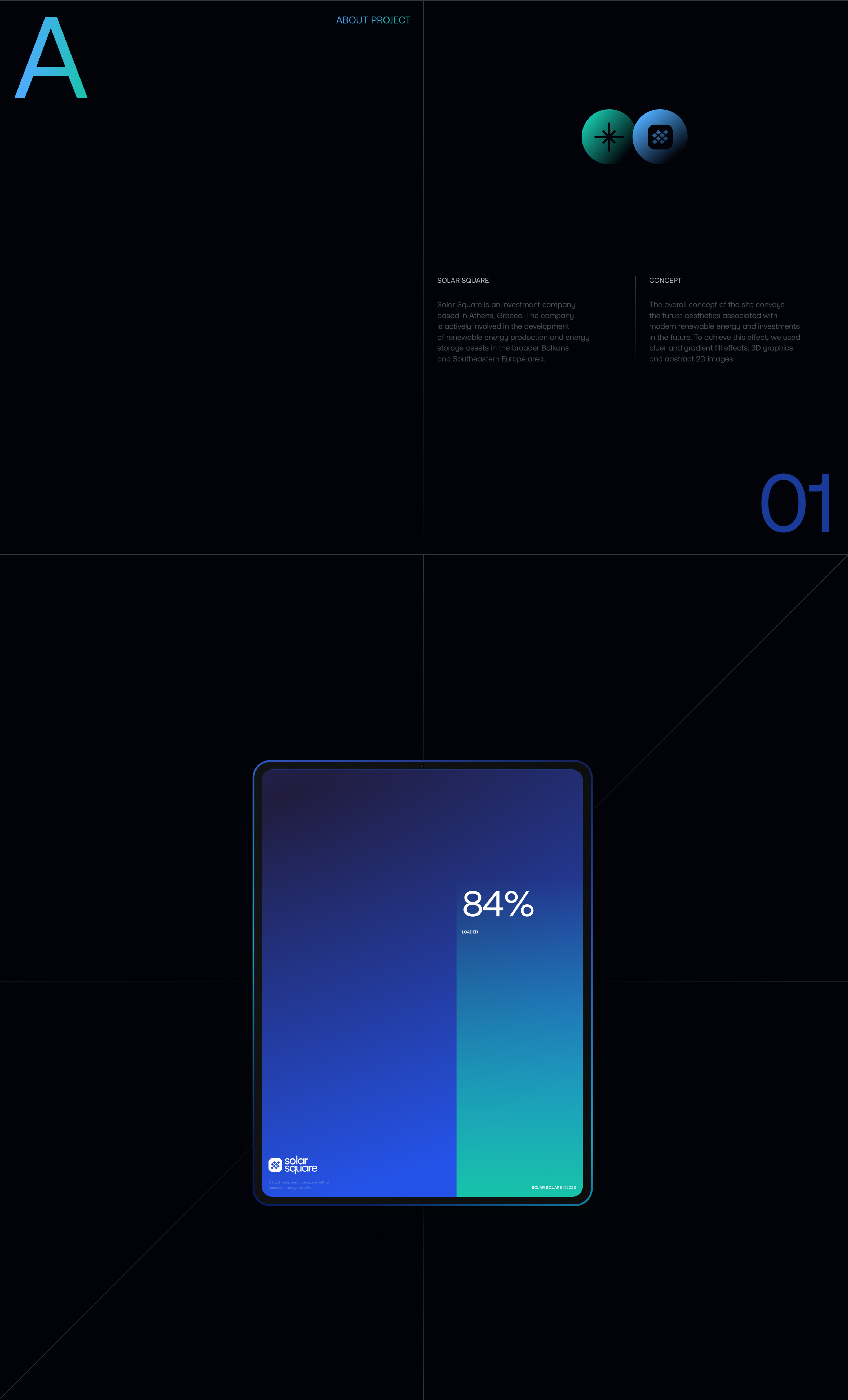 Solar Square — Brand Identity & Website — Изображение №2 — Интерфейсы, Брендинг на Dprofile