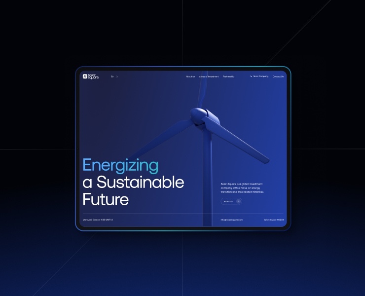 Solar Square — Brand Identity & Website — Интерфейсы, Брендинг на Dprofile