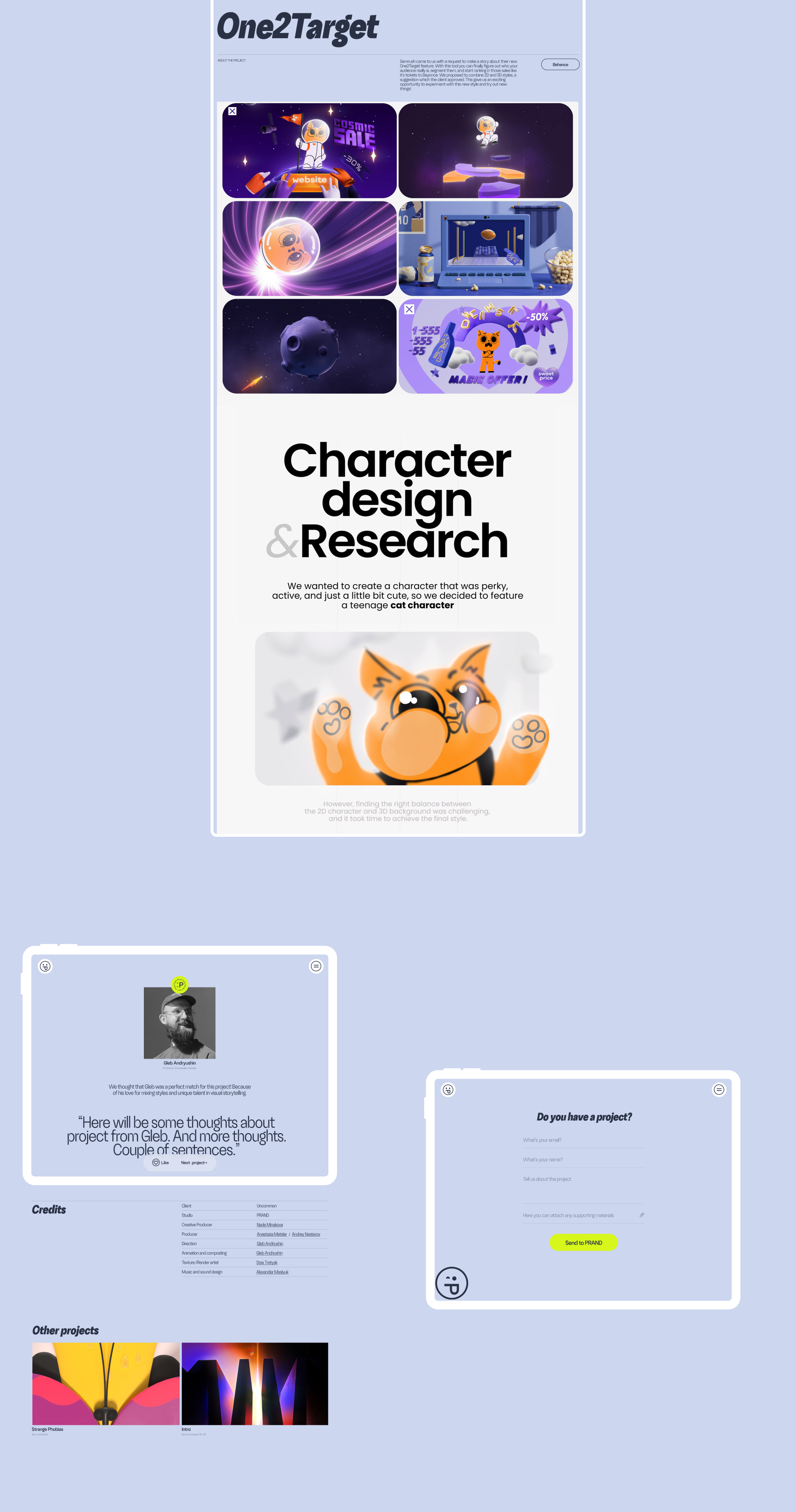 =PRAND Website — Изображение №17 — Интерфейсы, Анимация на Dprofile