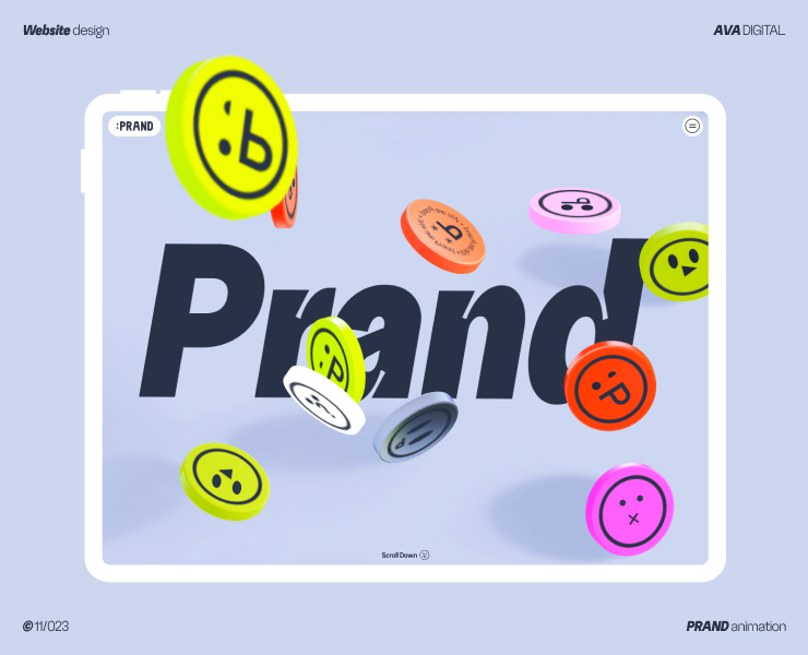 =PRAND Website на Dprofile
