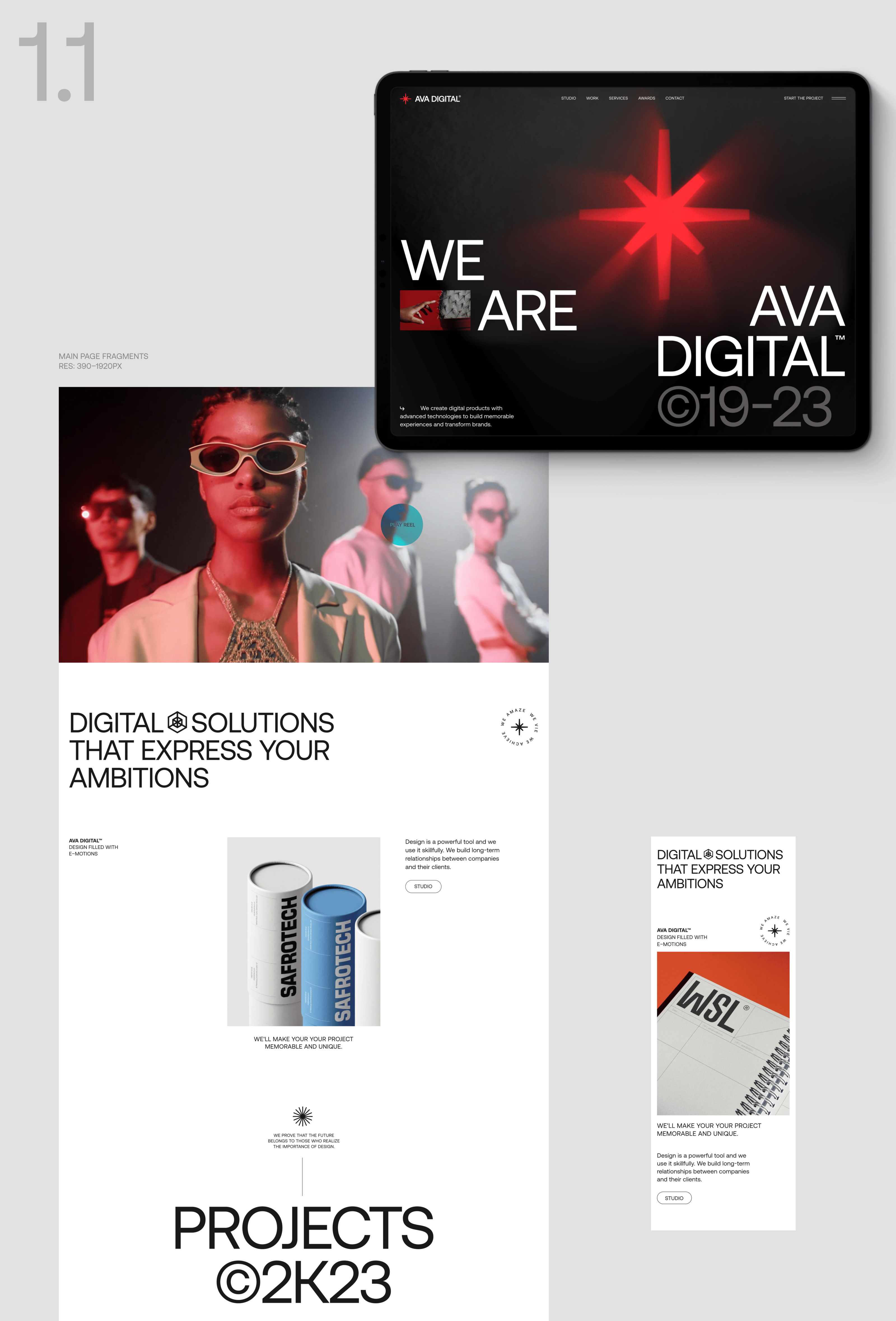 AVA redesign — Изображение №5 — Интерфейсы, Брендинг на Dprofile