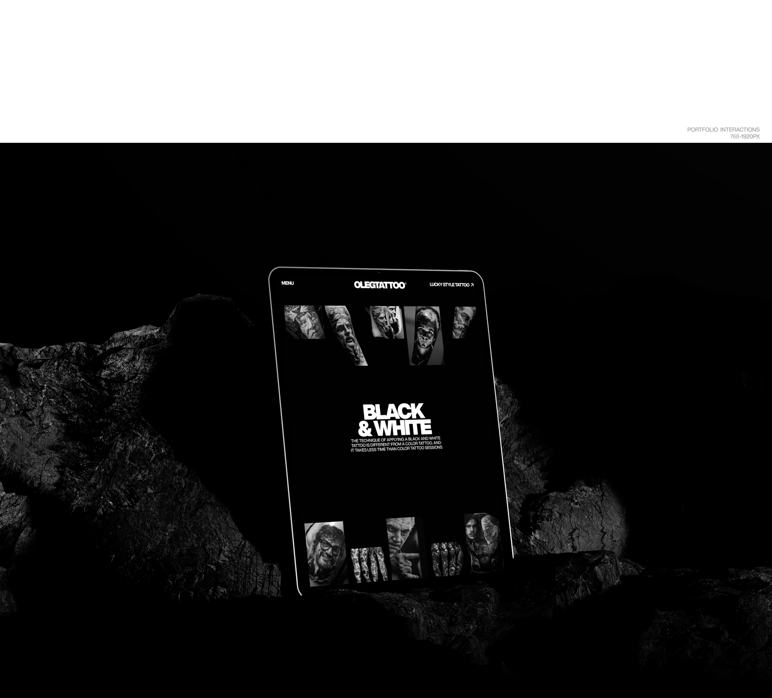 OLEGTATTOO®| web. — Изображение №4 — Интерфейсы, Брендинг на Dprofile