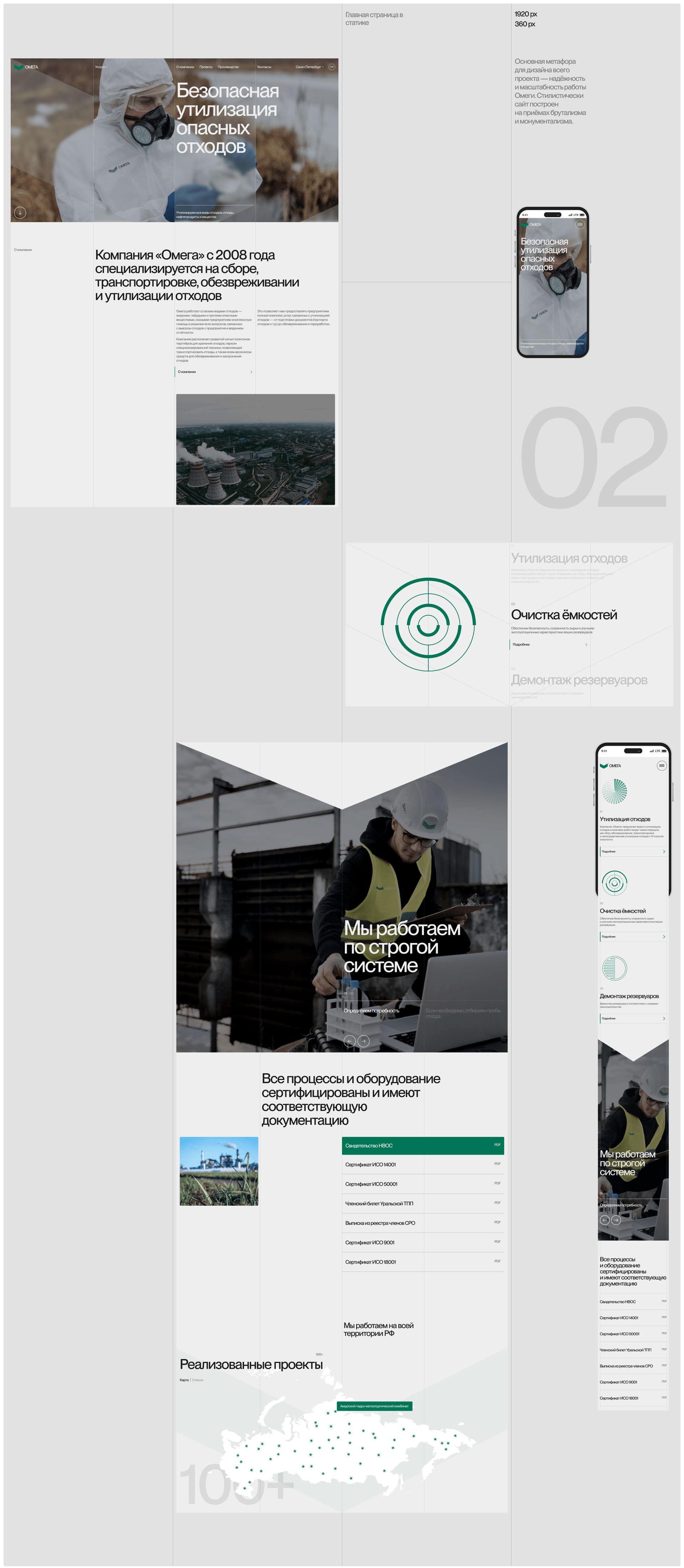 OMEGA | Web. & branding — Изображение №3 — Интерфейсы, Брендинг на Dprofile