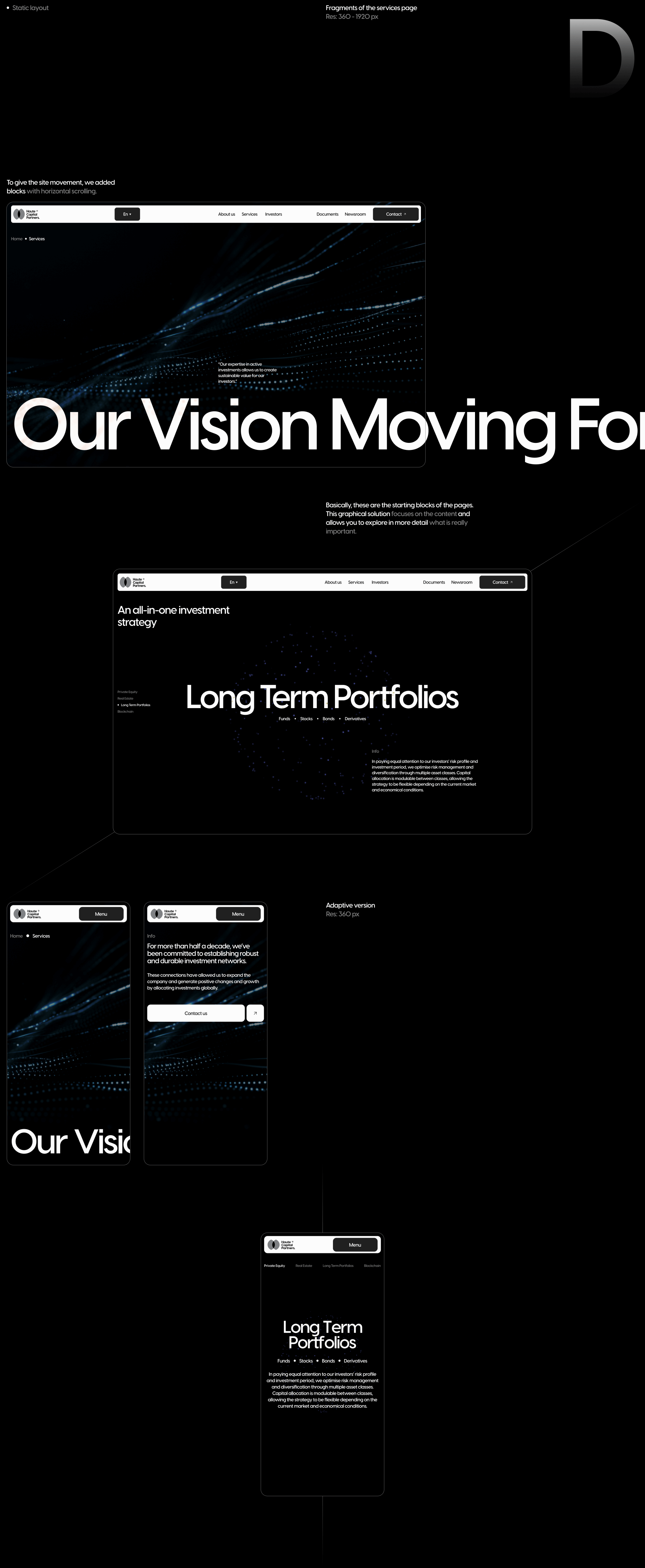Haute Capital | Web — Изображение №6 — Интерфейсы на Dprofile