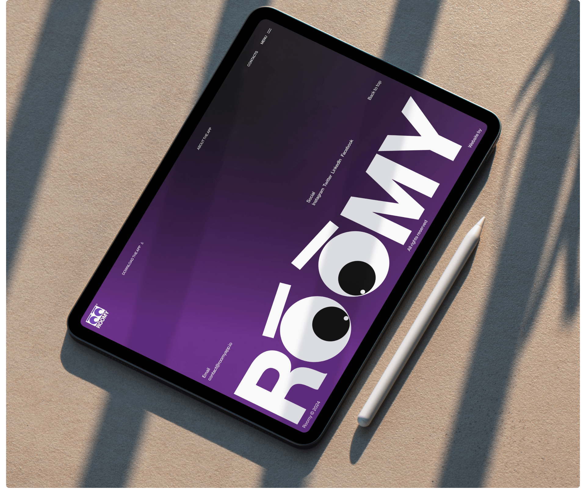 Roomy | Web. & branding — Изображение №10 — Интерфейсы, Брендинг на Dprofile