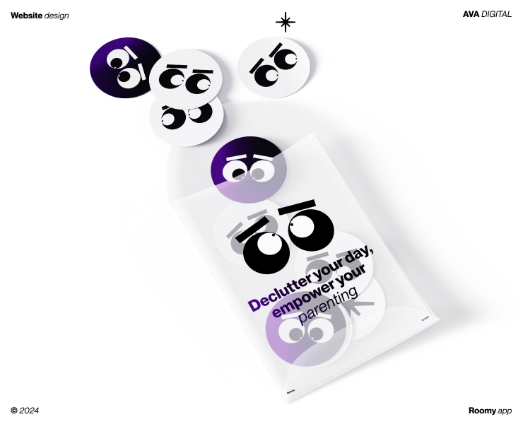 Roomy | Web. & branding — Интерфейсы, Брендинг на Dprofile