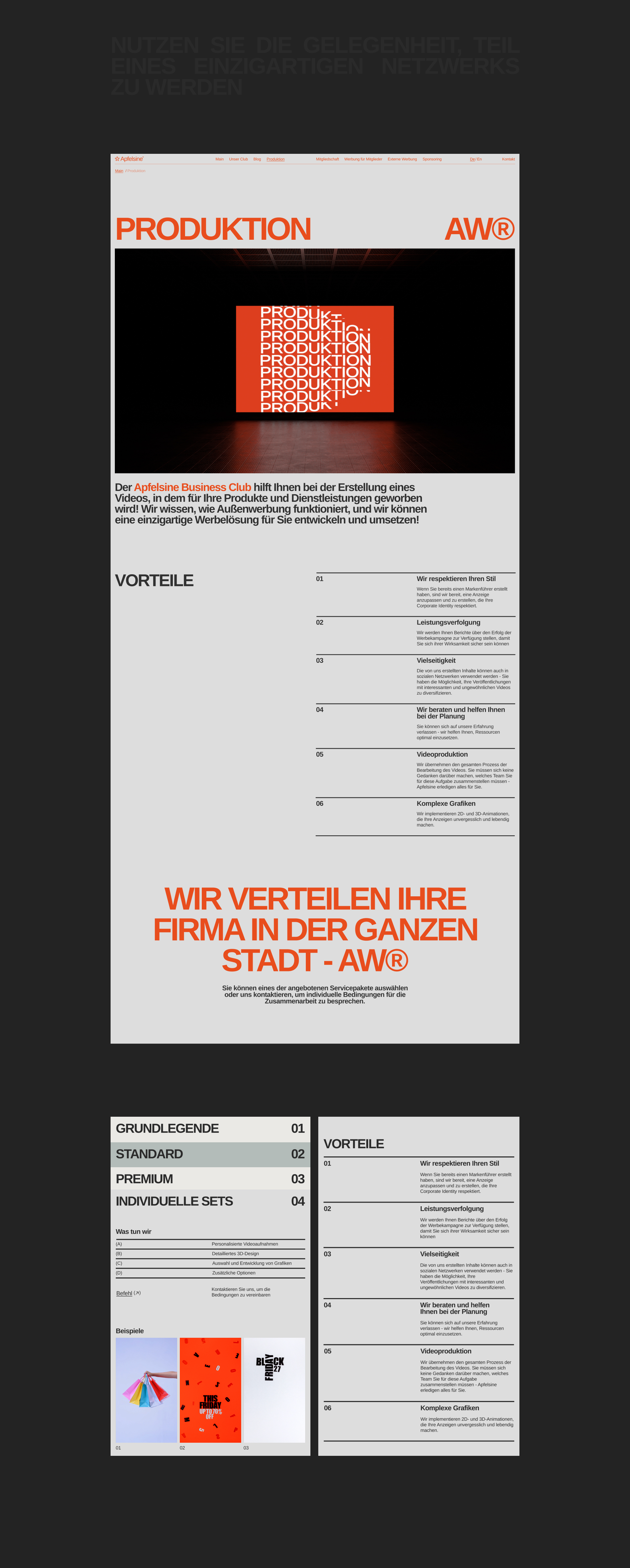 Apfelsine® — Brand Identity & Website — Изображение №11 — Интерфейсы, Брендинг на Dprofile