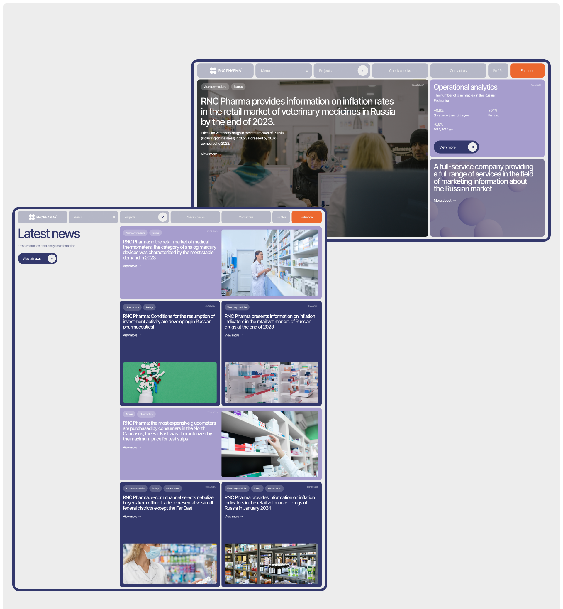 RNC Pharma | Web & Branding — Изображение №3 — Интерфейсы, Брендинг на Dprofile