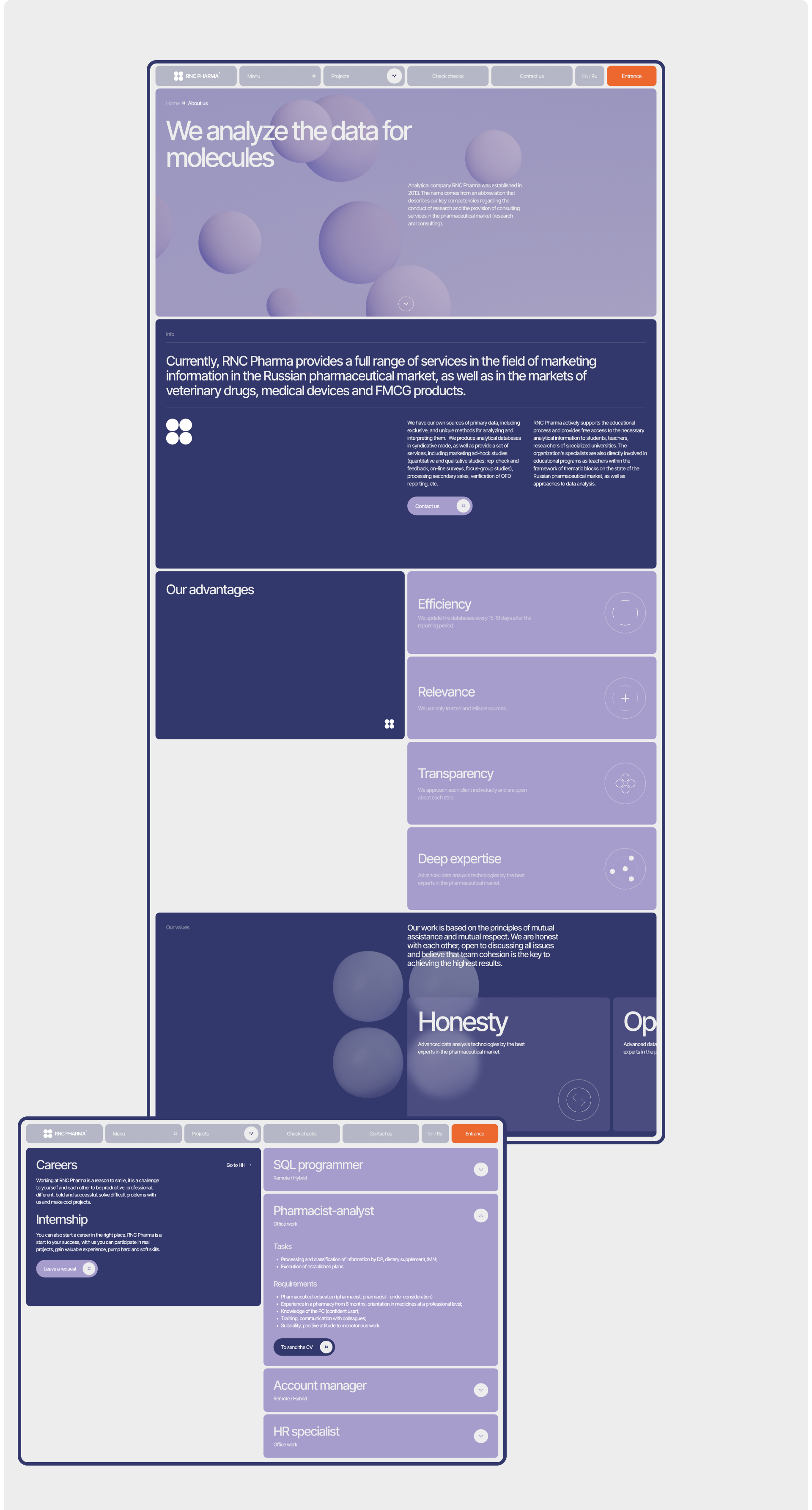RNC Pharma | Web & Branding — Изображение №5 — Интерфейсы, Брендинг на Dprofile