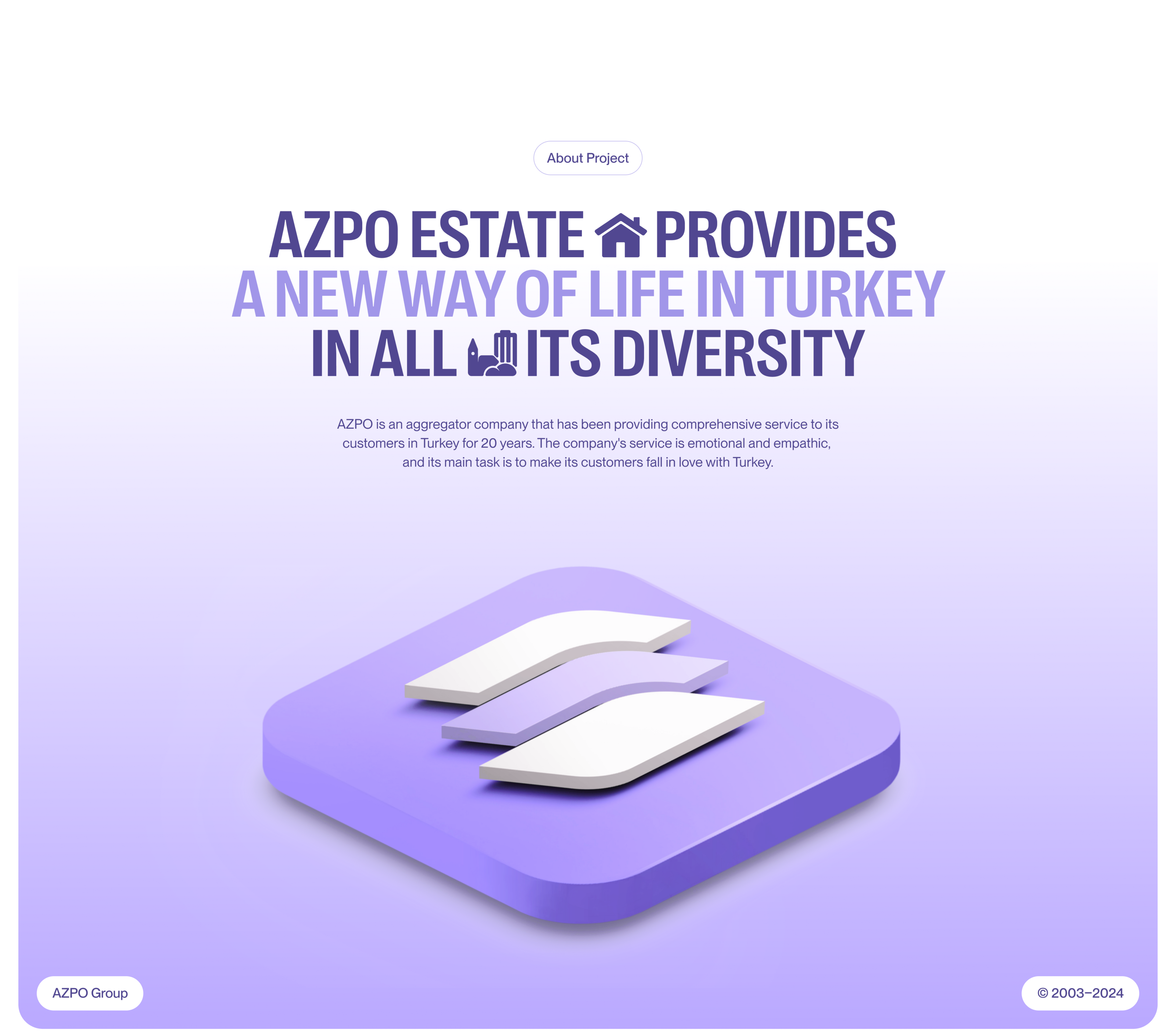 AZPO Estate — Brand Identity & Website — Изображение №1 — Интерфейсы, Брендинг на Dprofile