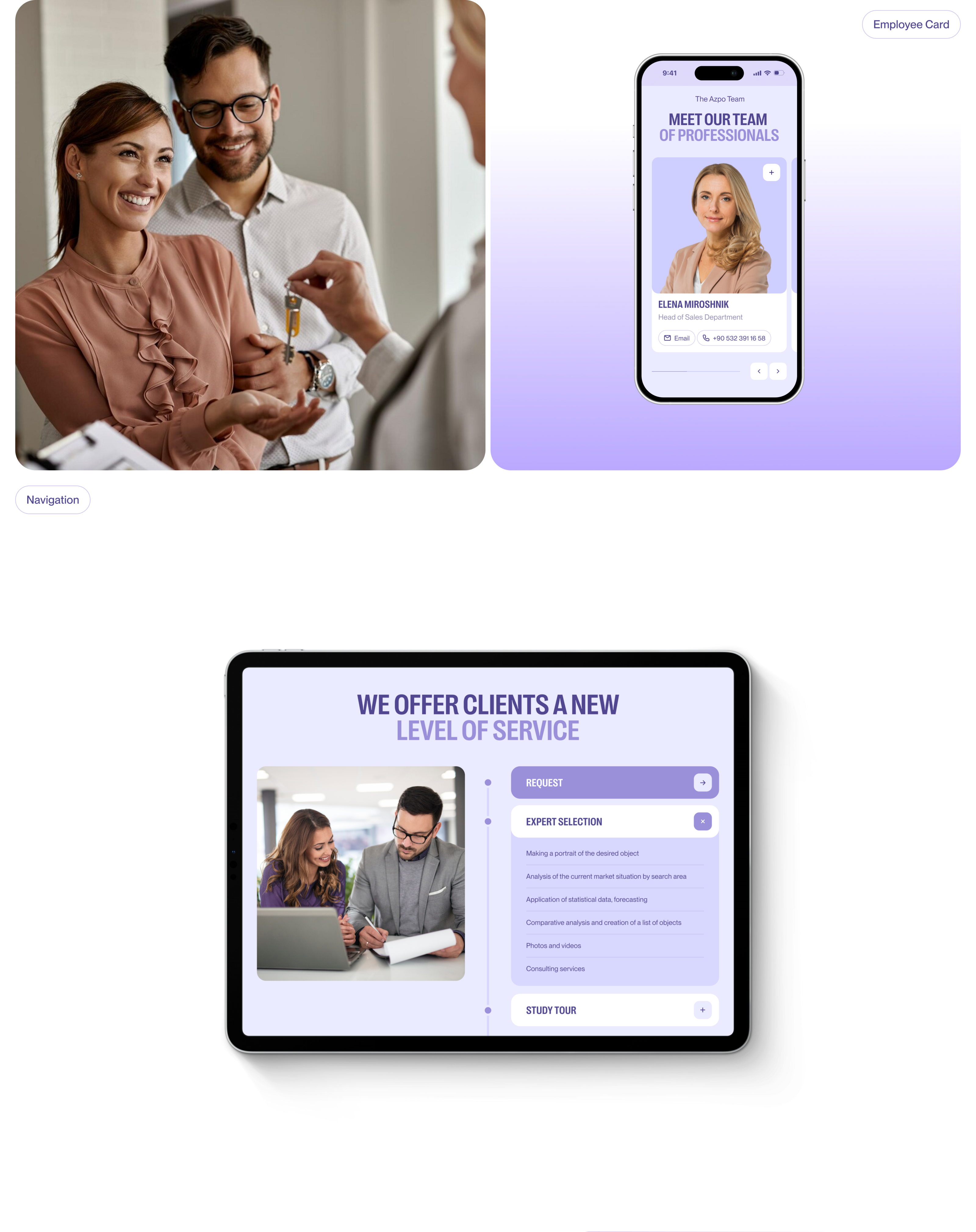 AZPO Estate — Brand Identity & Website — Изображение №5 — Интерфейсы, Брендинг на Dprofile