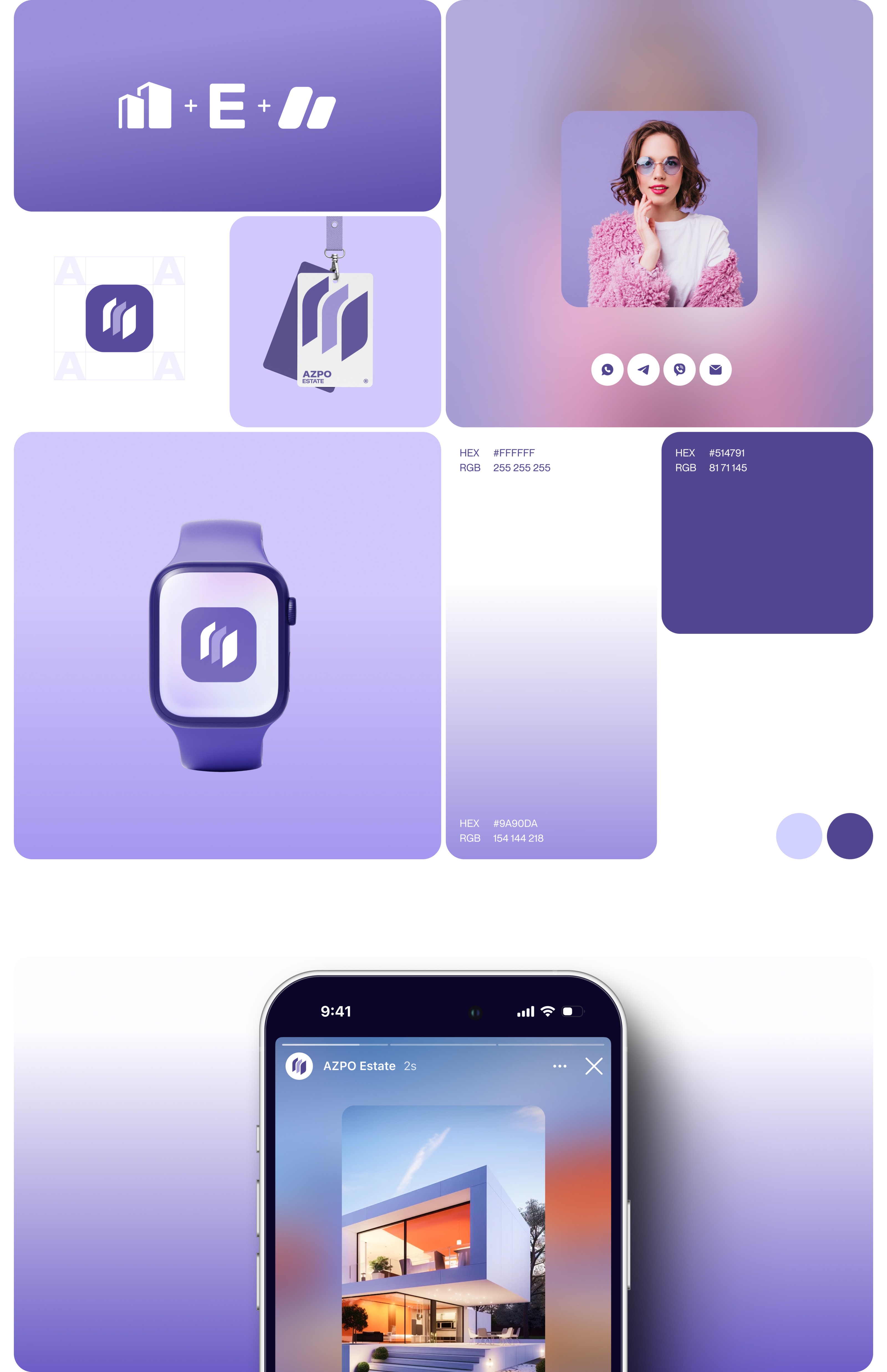 AZPO Estate — Brand Identity & Website — Изображение №3 — Интерфейсы, Брендинг на Dprofile