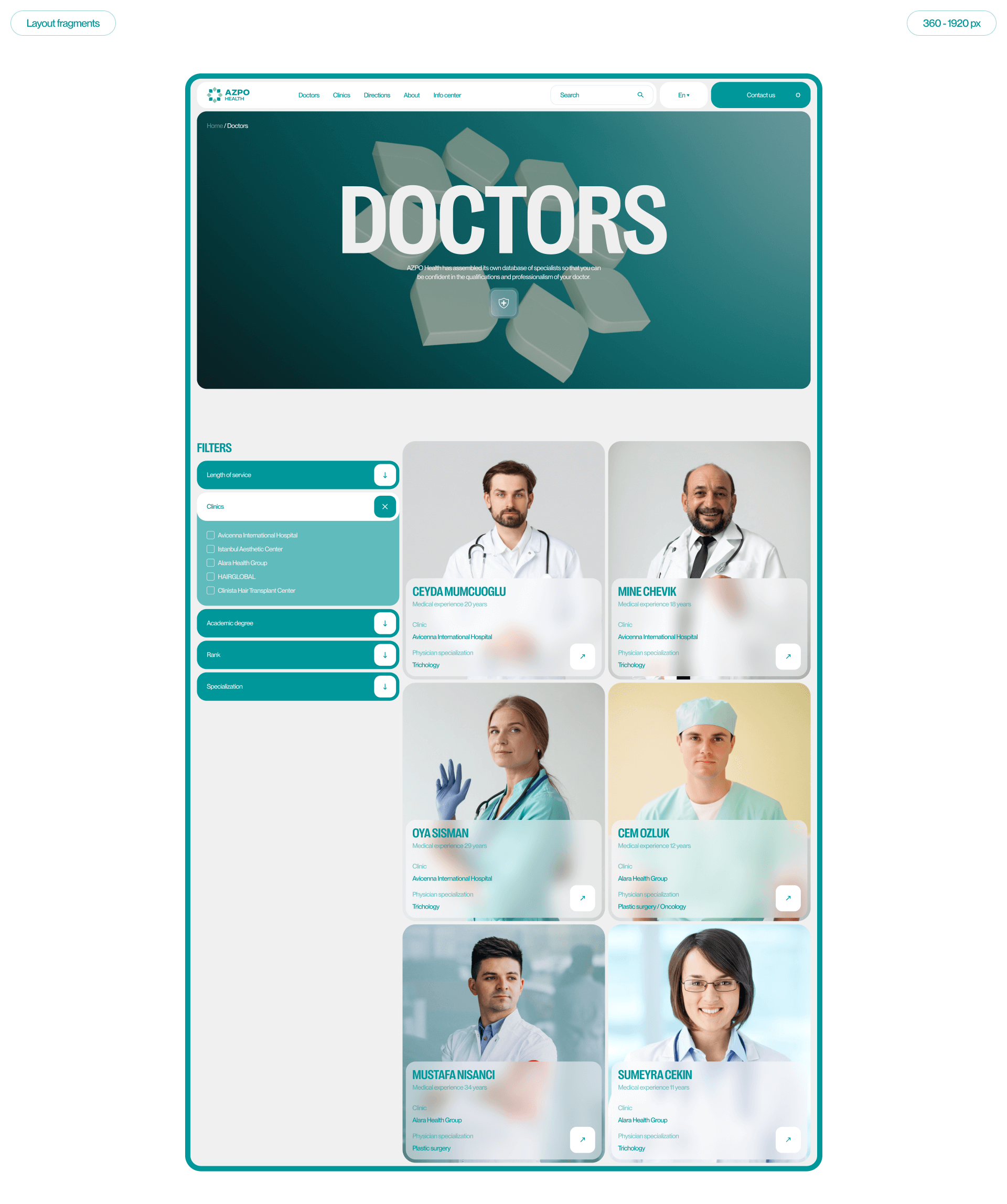AZPO HEALTH | Web & Branding — Изображение №7 — Интерфейсы, Брендинг на Dprofile