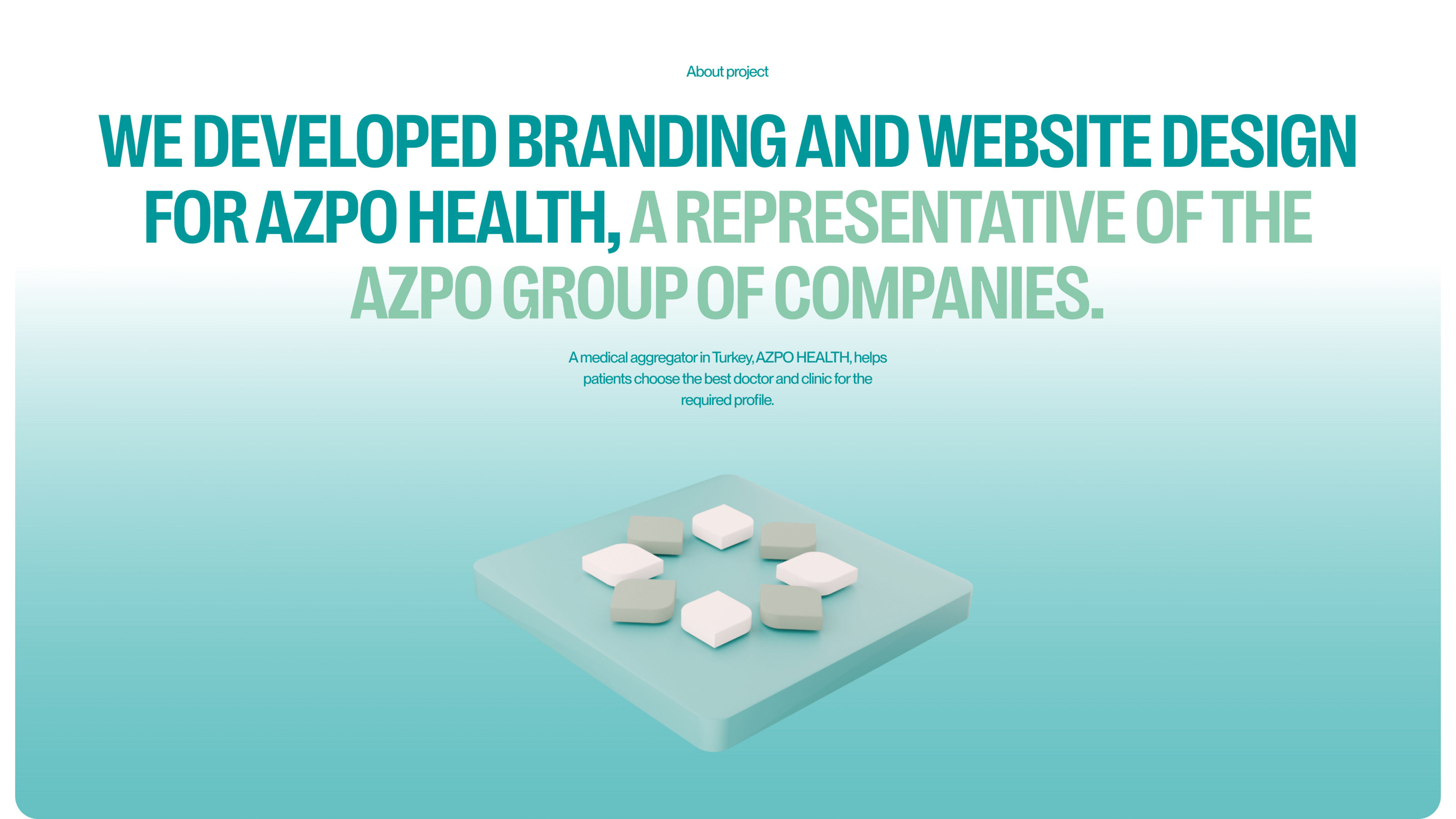 AZPO HEALTH | Web & Branding — Изображение №1 — Интерфейсы, Брендинг на Dprofile