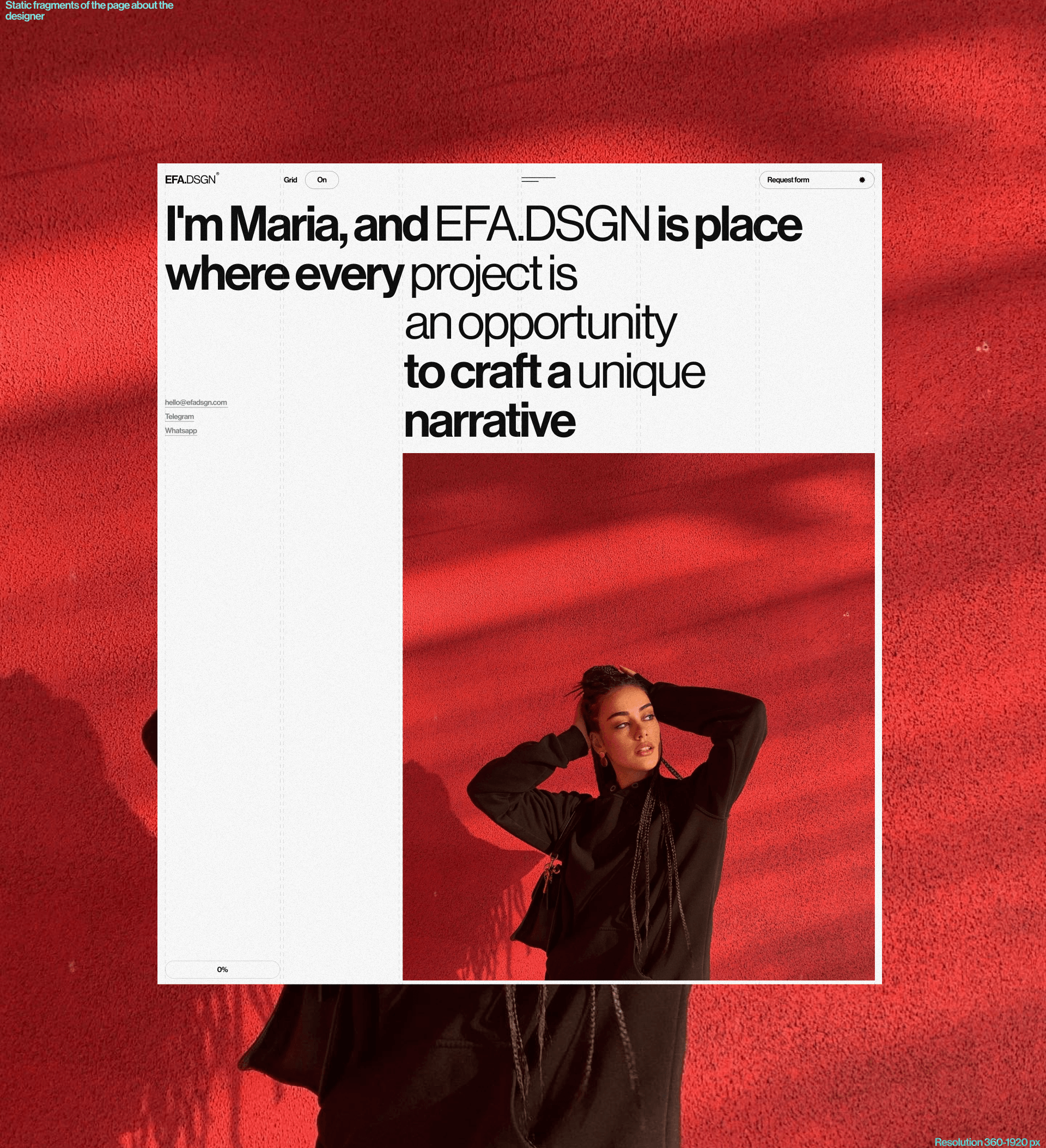 EFA.DSGN | Web. — Изображение №9 — Интерфейсы, 3D на Dprofile