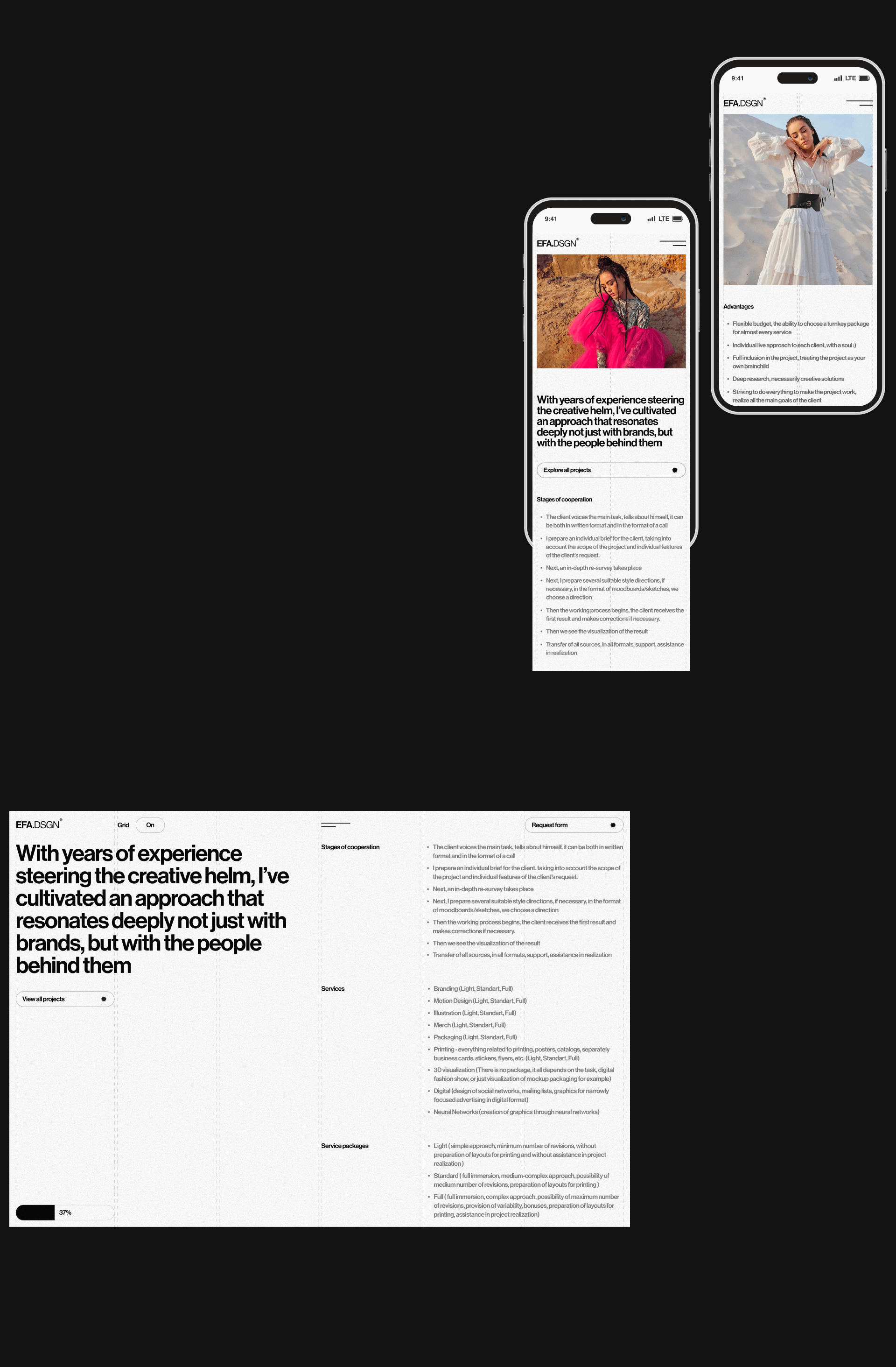 EFA.DSGN | Web. — Изображение №11 — Интерфейсы, 3D на Dprofile