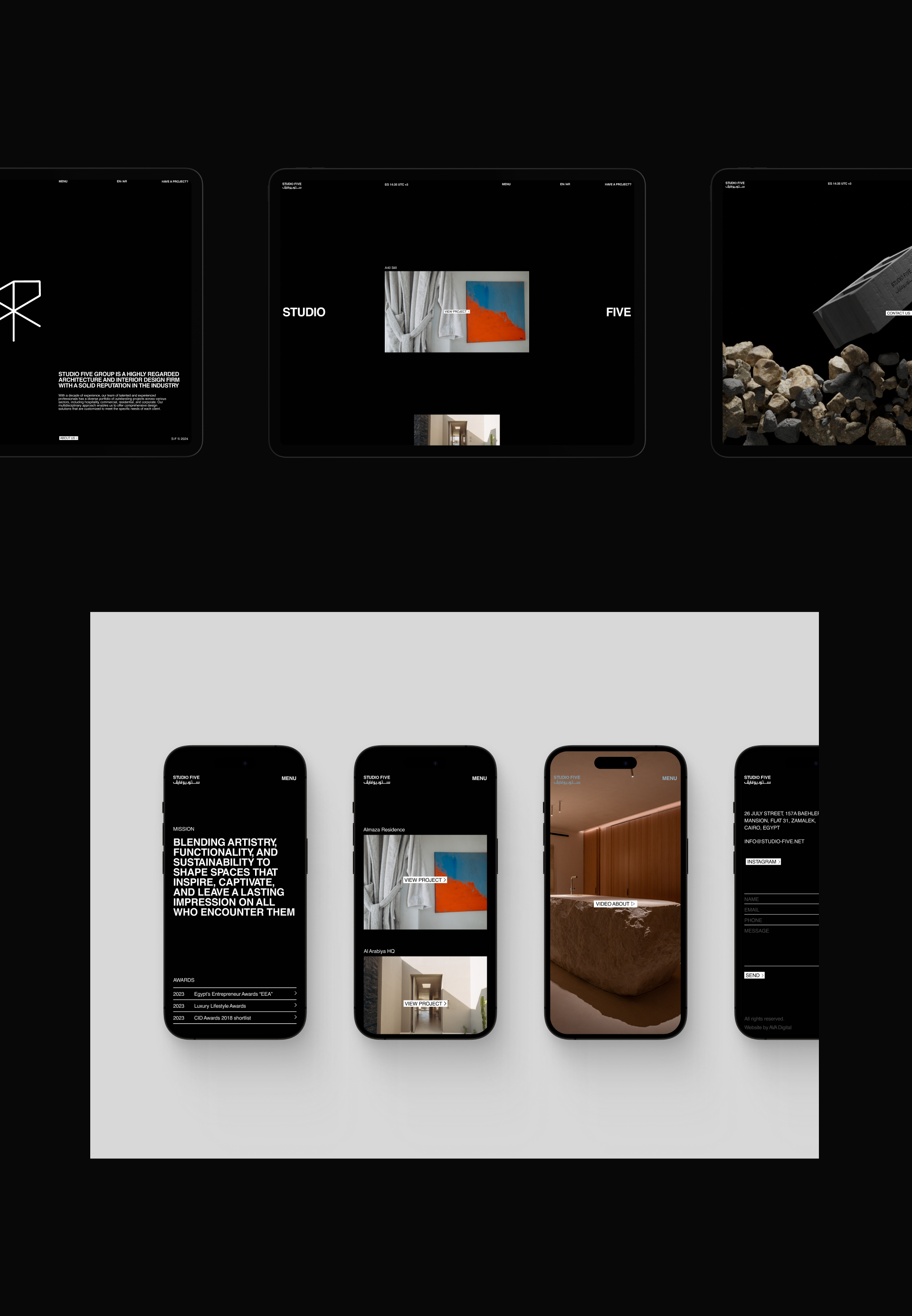 STUDIO FIVE | Web & 3D — Изображение №6 — Интерфейсы, 3D на Dprofile