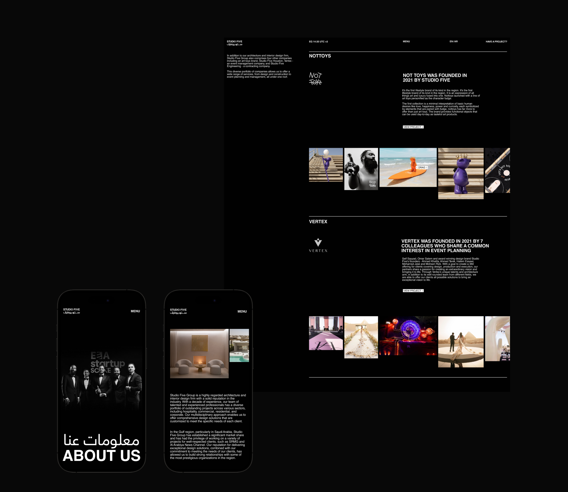 STUDIO FIVE | Web & 3D — Изображение №8 — Интерфейсы, 3D на Dprofile