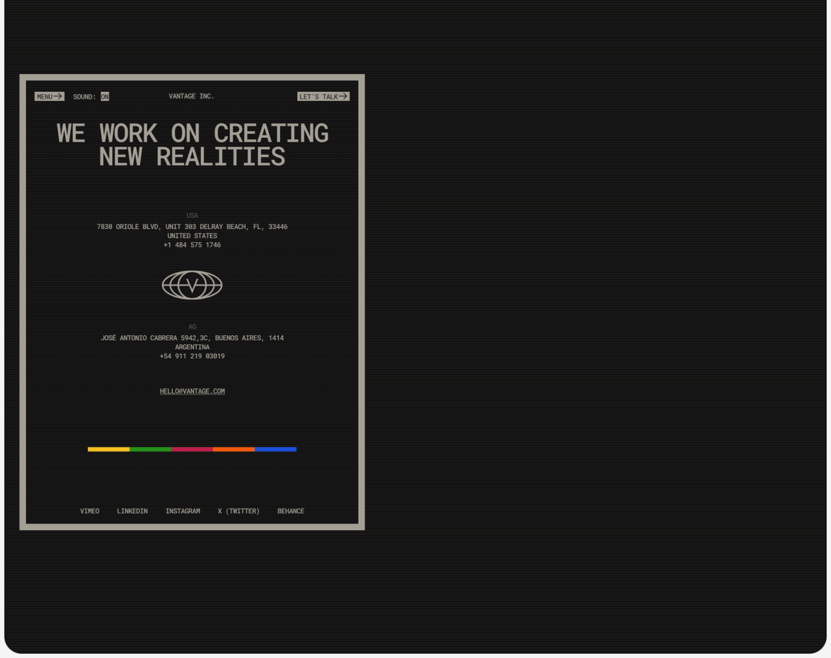 Vantage Inc. | Web. — Изображение №7 — Интерфейсы, Анимация на Dprofile