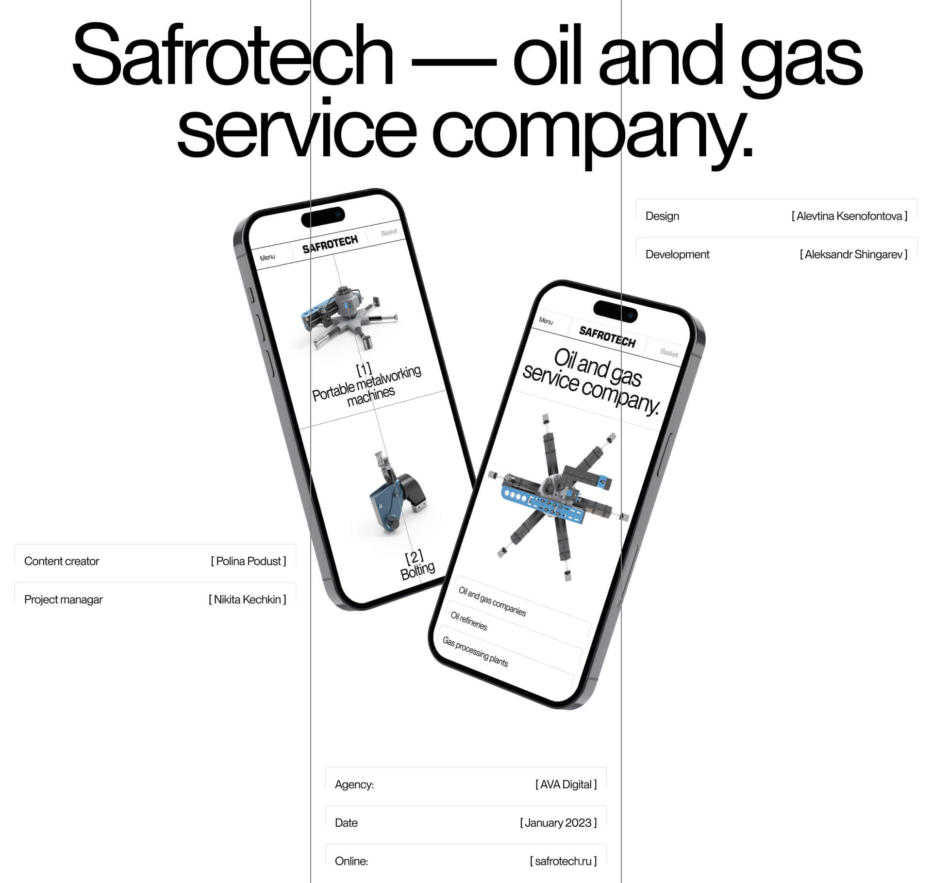 SAFROTECH | web. & branding — Изображение №1 — Интерфейсы, Анимация на Dprofile