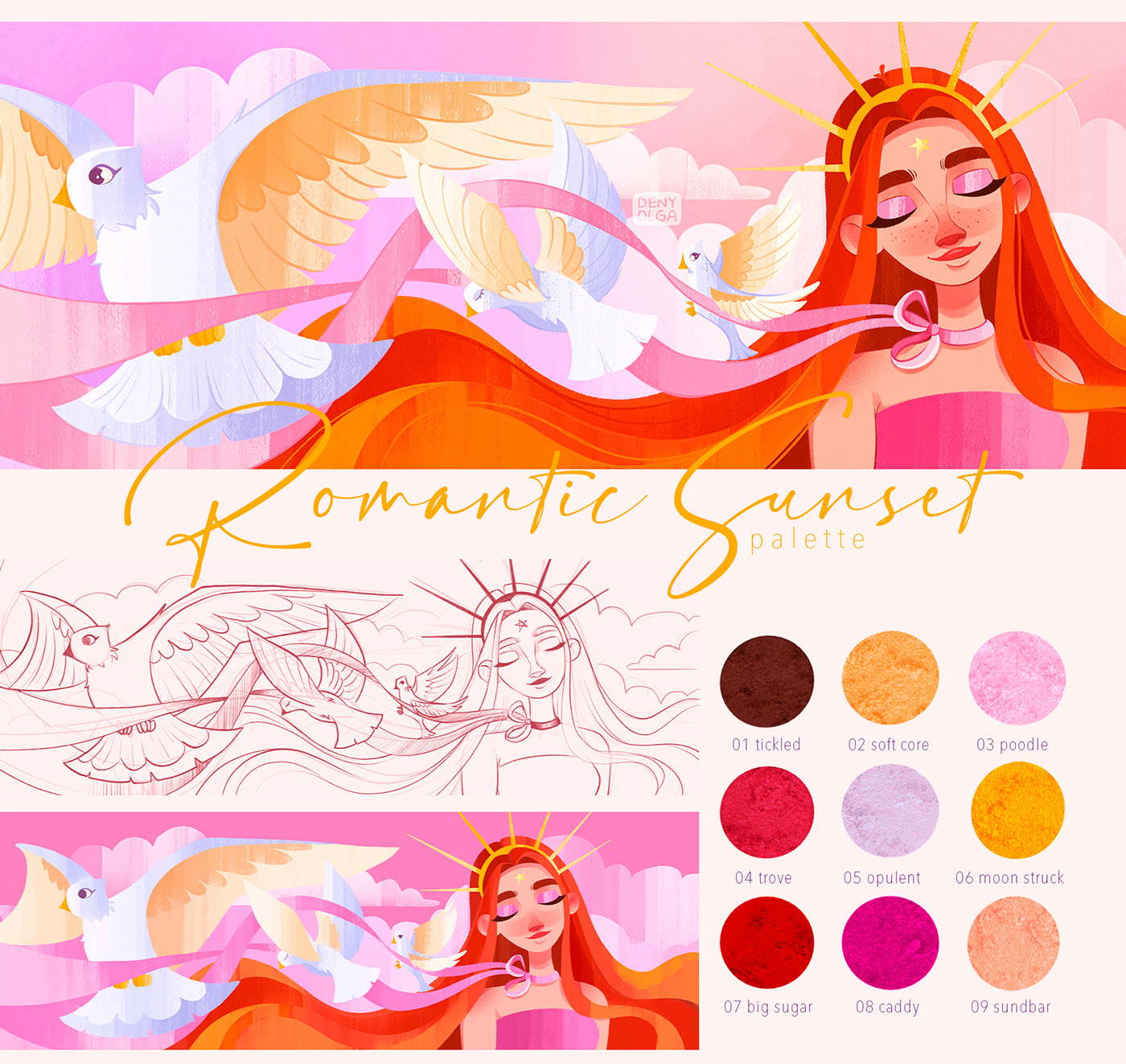 HEAVENLY WOMEN cosmetic — Изображение №7 — Иллюстрация на Dprofile