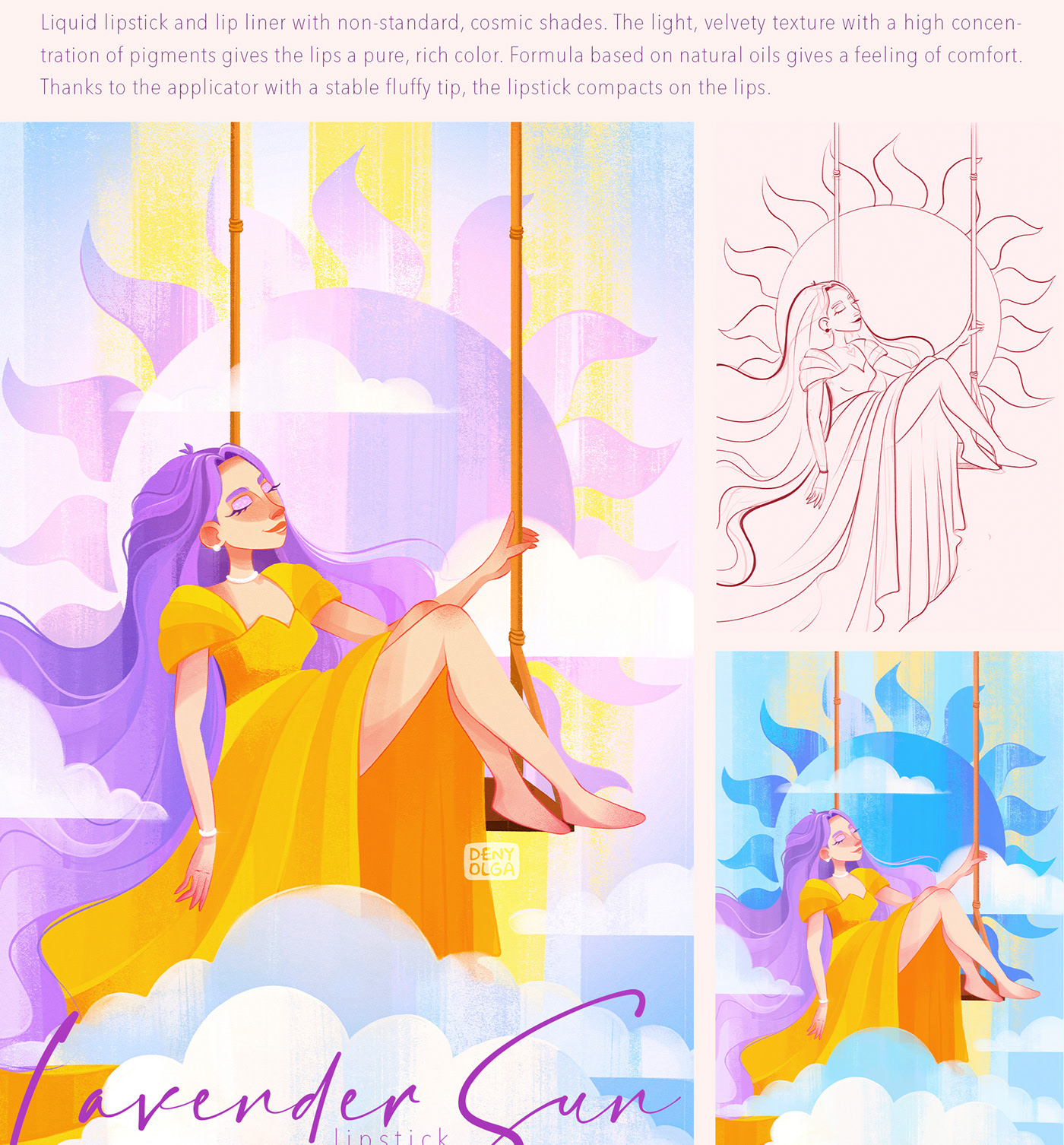 HEAVENLY WOMEN cosmetic — Изображение №3 — Иллюстрация на Dprofile