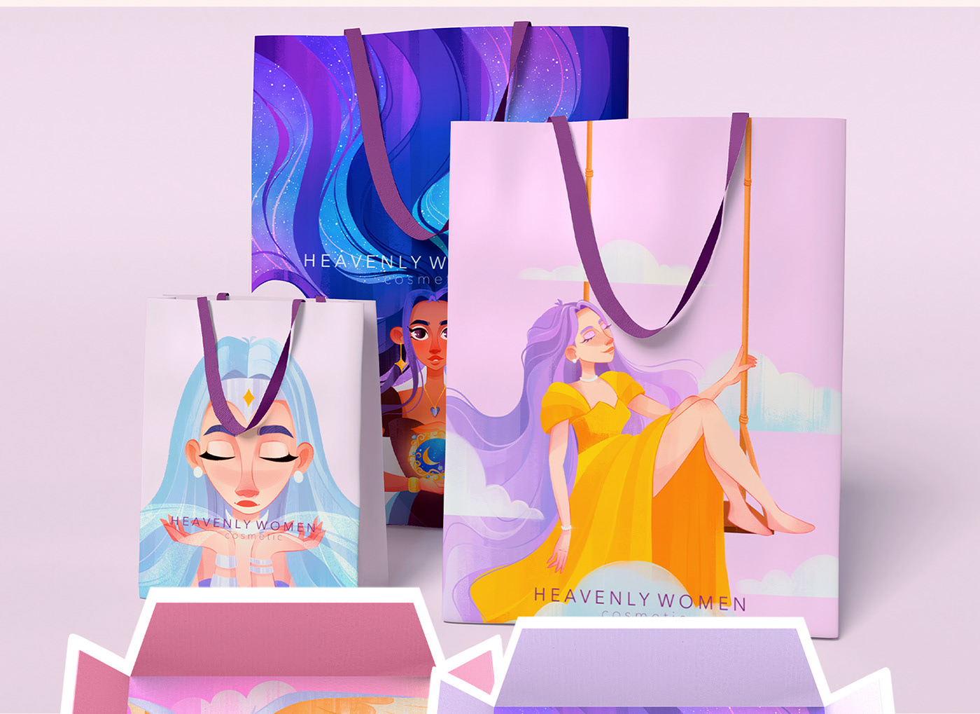 HEAVENLY WOMEN cosmetic — Изображение №9 — Иллюстрация на Dprofile