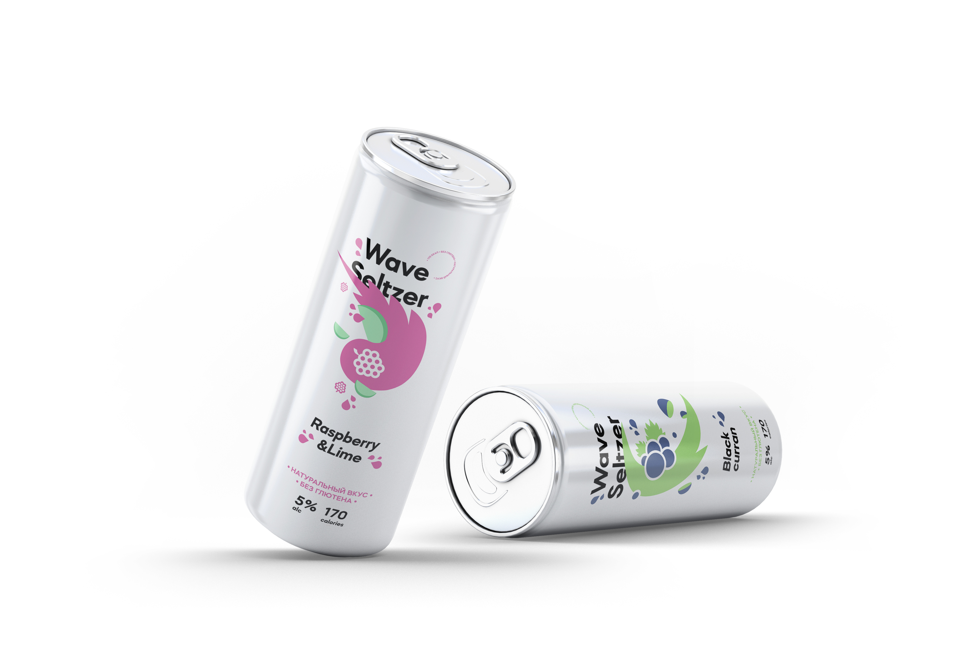 Дизайн упаковки "Wave Seltzer" — Изображение №12 — Брендинг, Иллюстрация на Dprofile