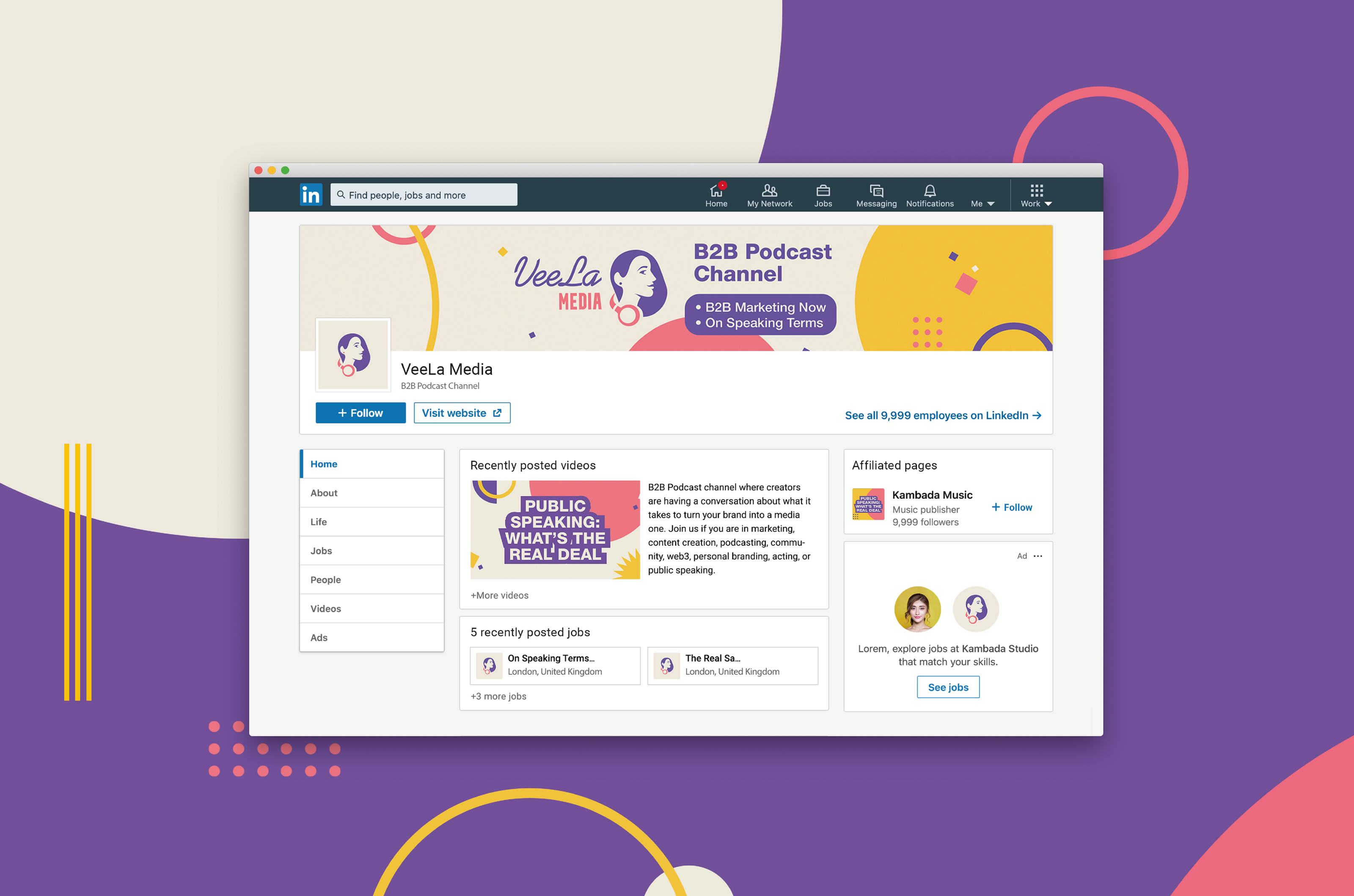 VeeLa Media Identity — Изображение №15 — Брендинг, Графика на Dprofile