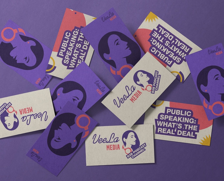 VeeLa Media Identity — Брендинг, Графика на Dprofile