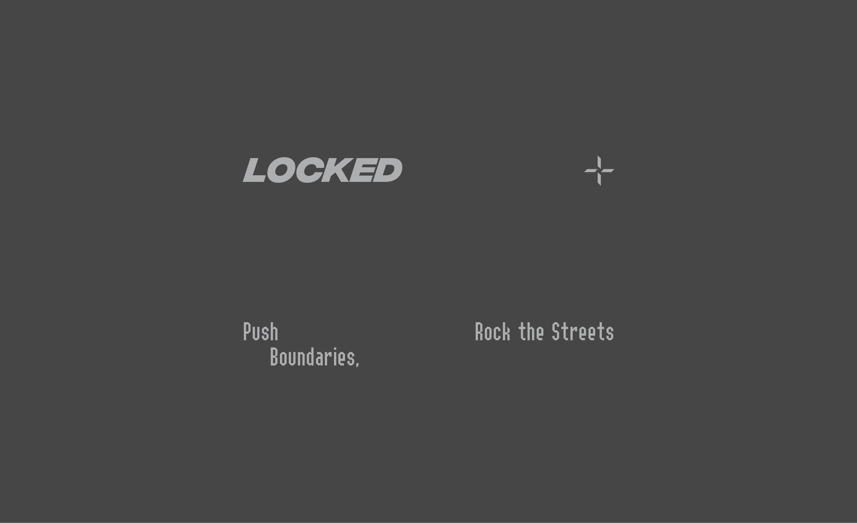 Identity | Locked | Street wear — Изображение №3 — Брендинг, Графика на Dprofile