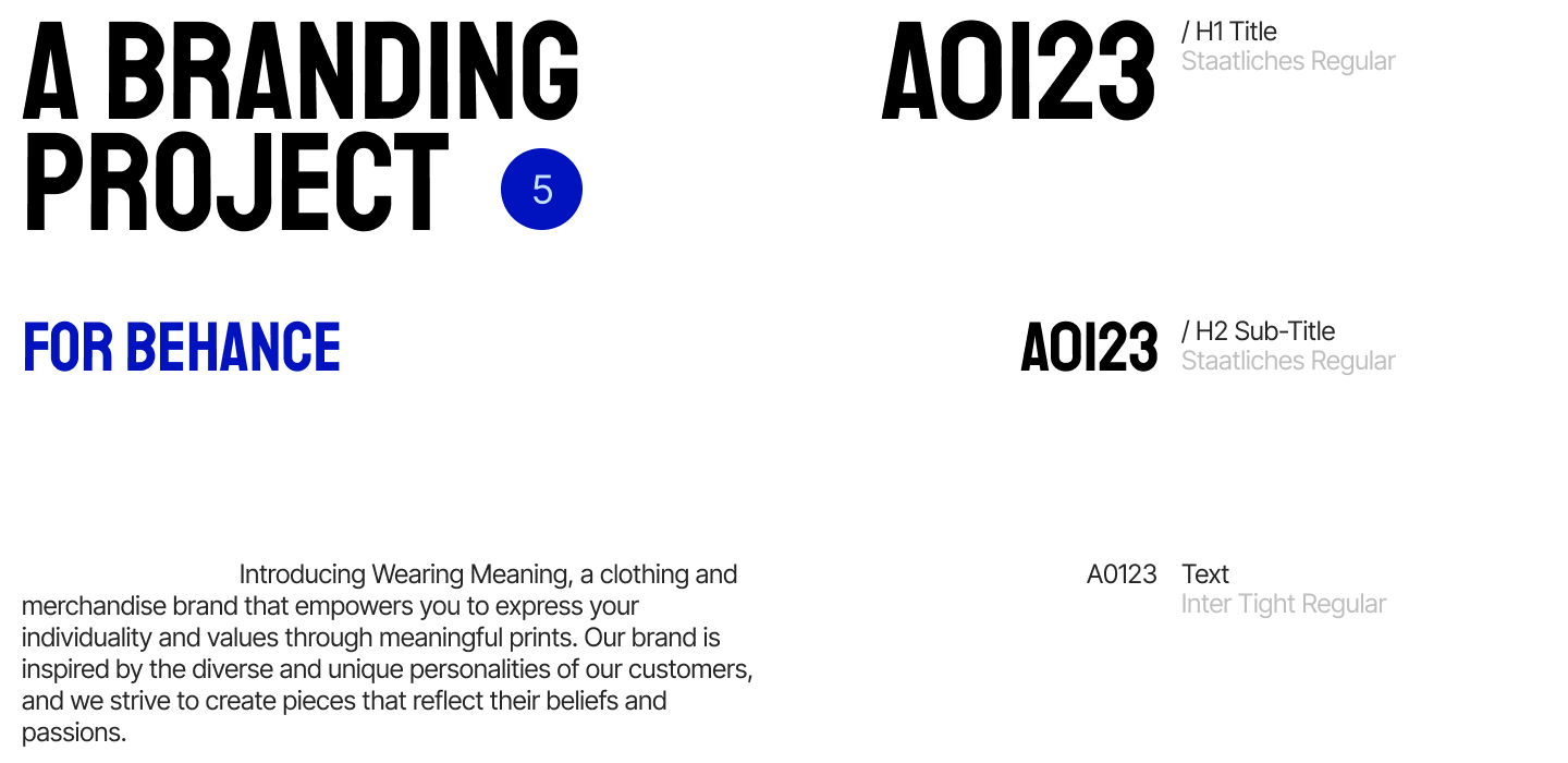 Wearing Meaning / Brand Identity — Изображение №6 — Брендинг, Графика на Dprofile