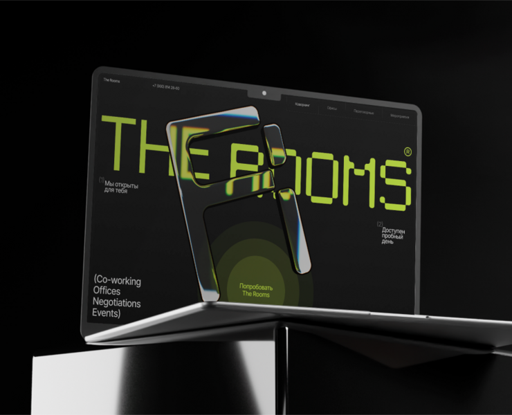 The Rooms — Новый сайт — Интерфейсы, Брендинг на Dprofile