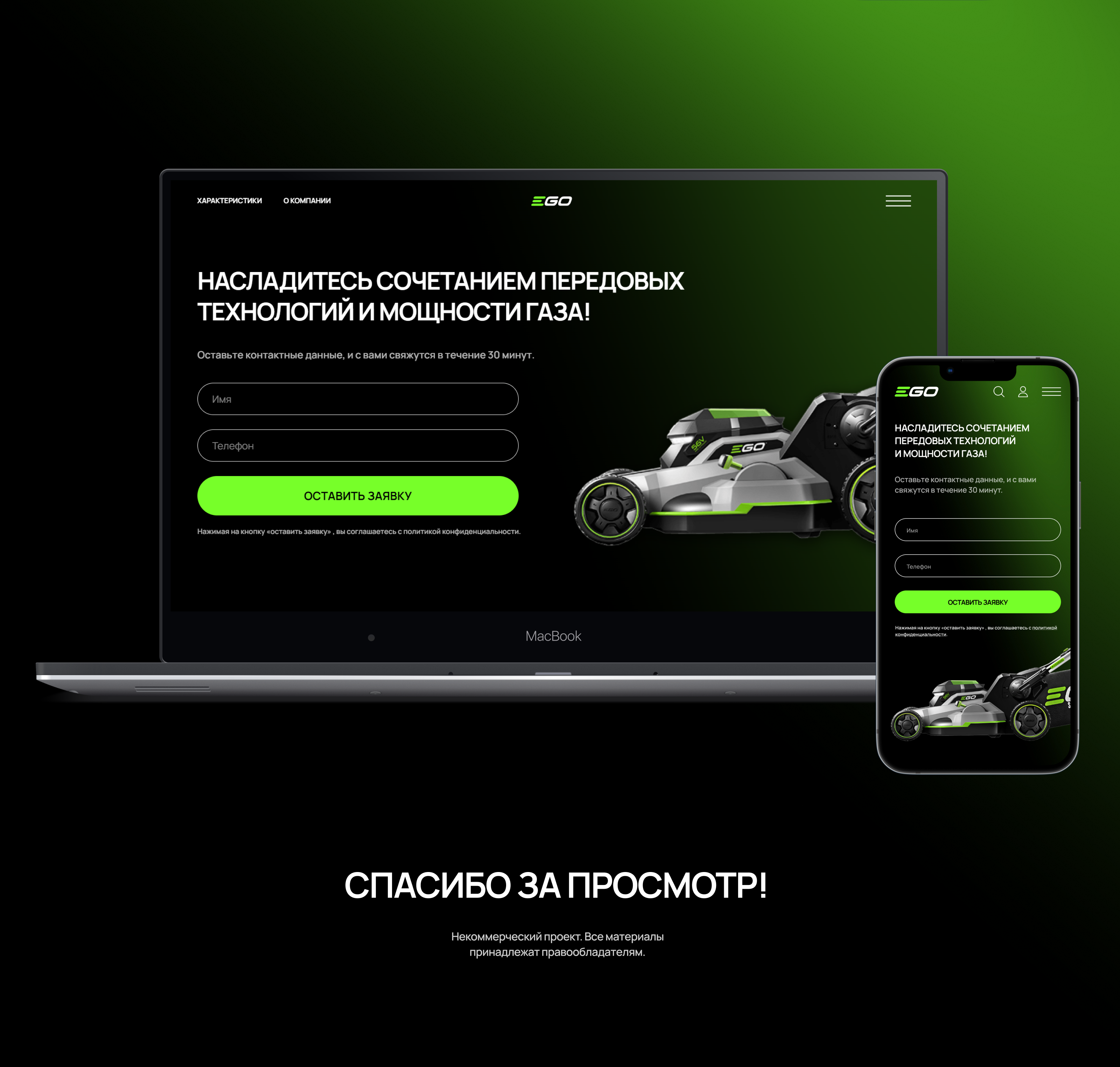 EGO POWER+ — Изображение №8 — Интерфейсы, Анимация на Dprofile