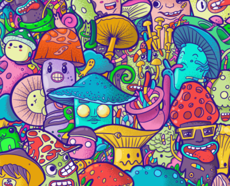 Illustrations for social media and t-shirts — Иллюстрация на Dprofile