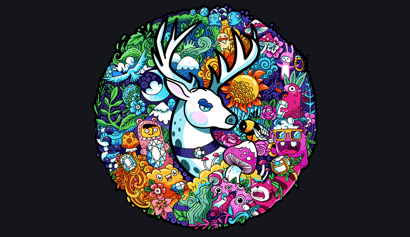 Illustrations for social media and t-shirts — Изображение №5 — Иллюстрация на Dprofile