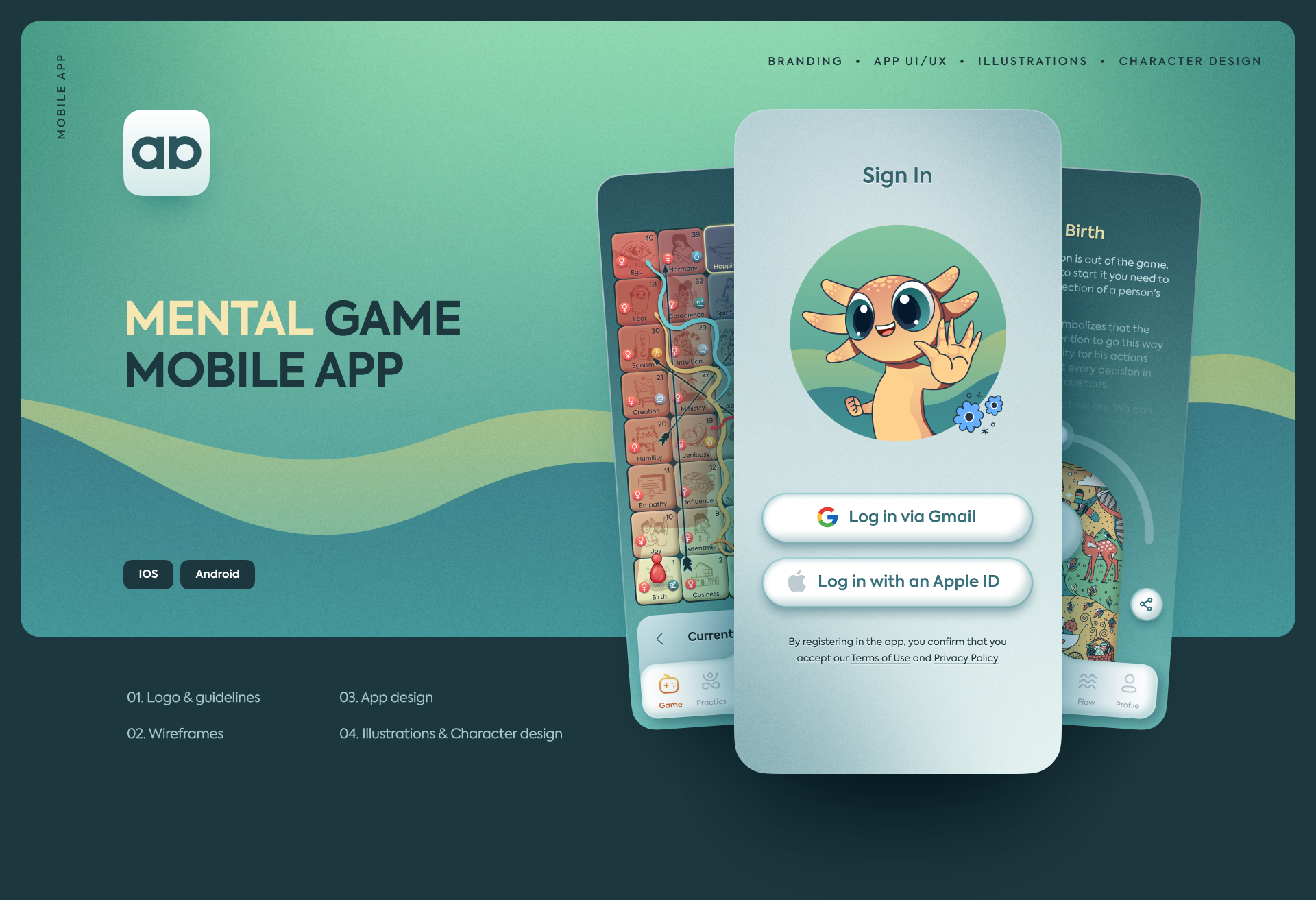 Ux/ui проектирование и иллюстраци игрового приложения Aleela — Изображение №1 — Интерфейсы, Иллюстрация на Dprofile