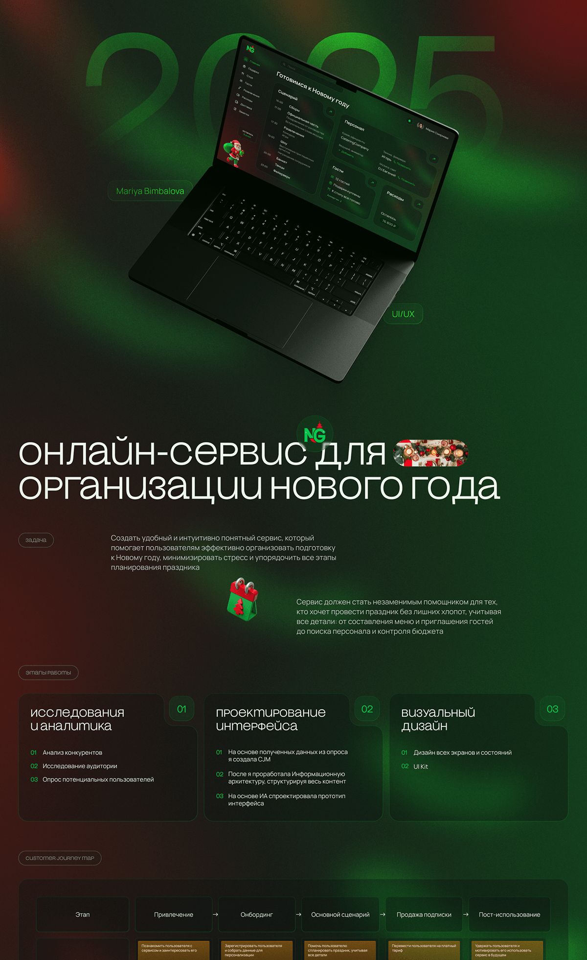 Онлайн-сервис для организации Нового года — Изображение №1 — Интерфейсы на Dprofile