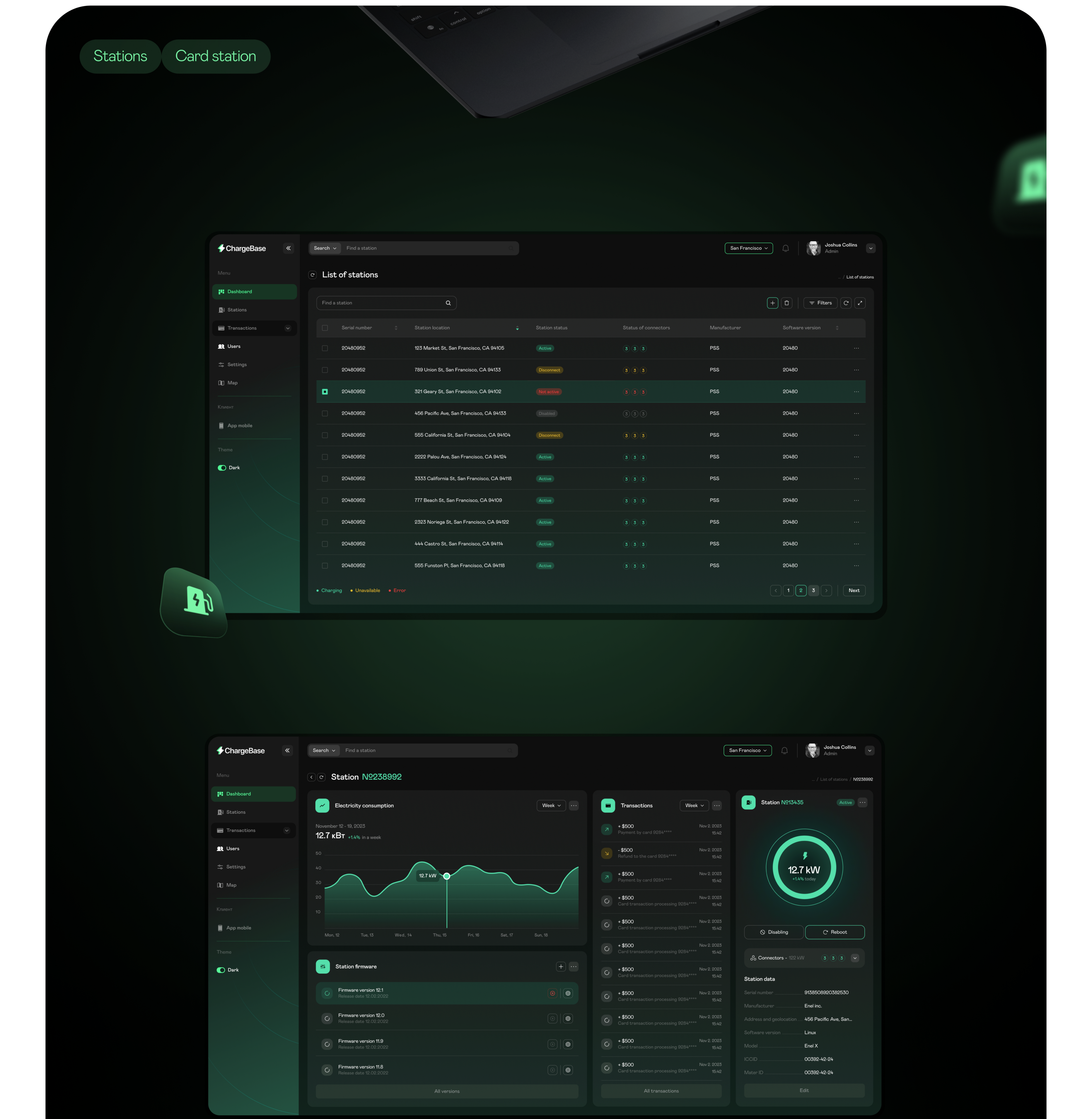 ChargeBase — Изображение №6 — Интерфейсы на Dprofile