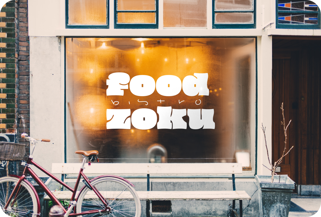 FOODZOKU pan-asian bistro identity — Изображение №7 — Интерфейсы, Иллюстрация на Dprofile