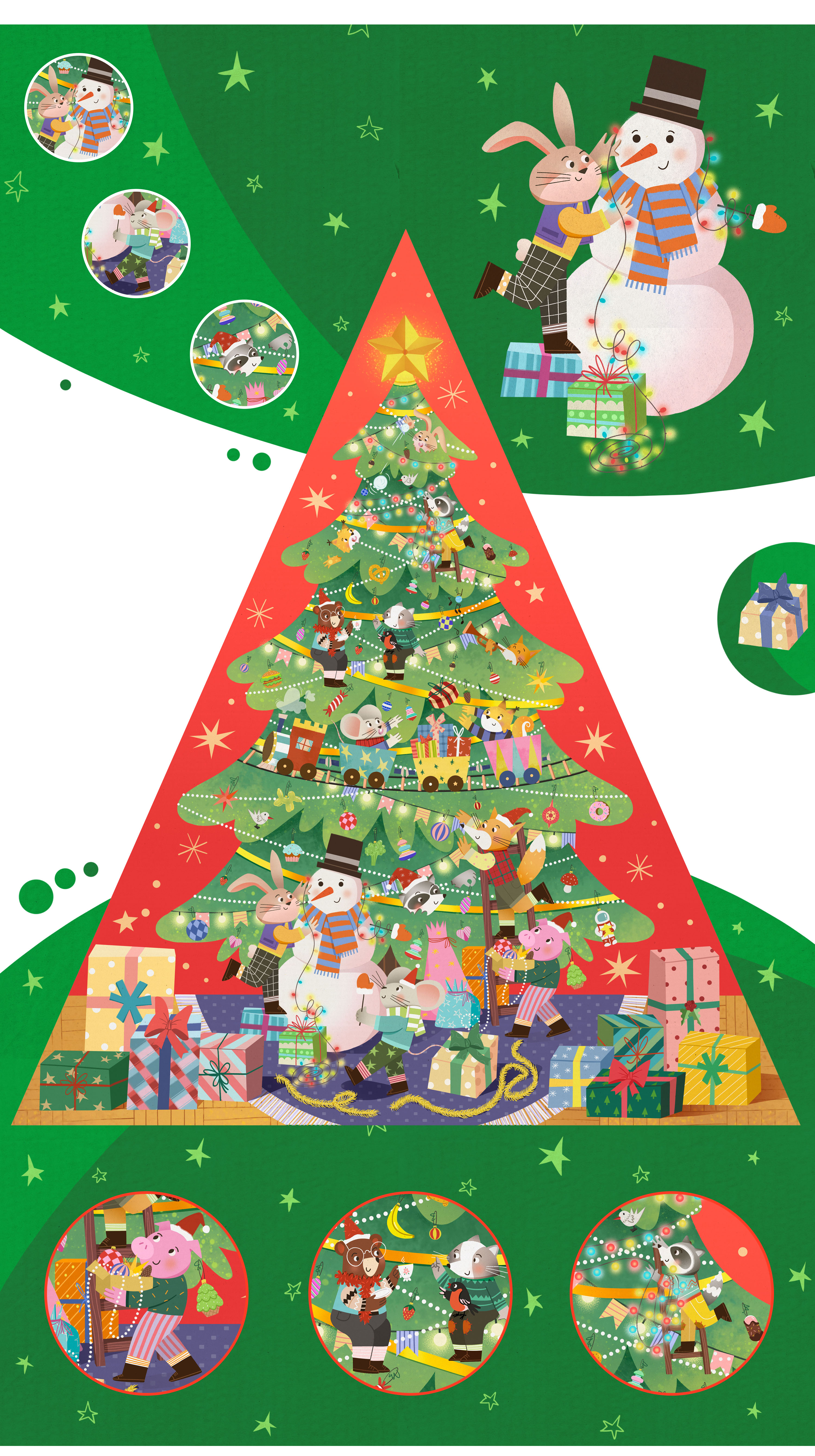 Christmas Puzzle — Изображение №5 — Иллюстрация на Dprofile