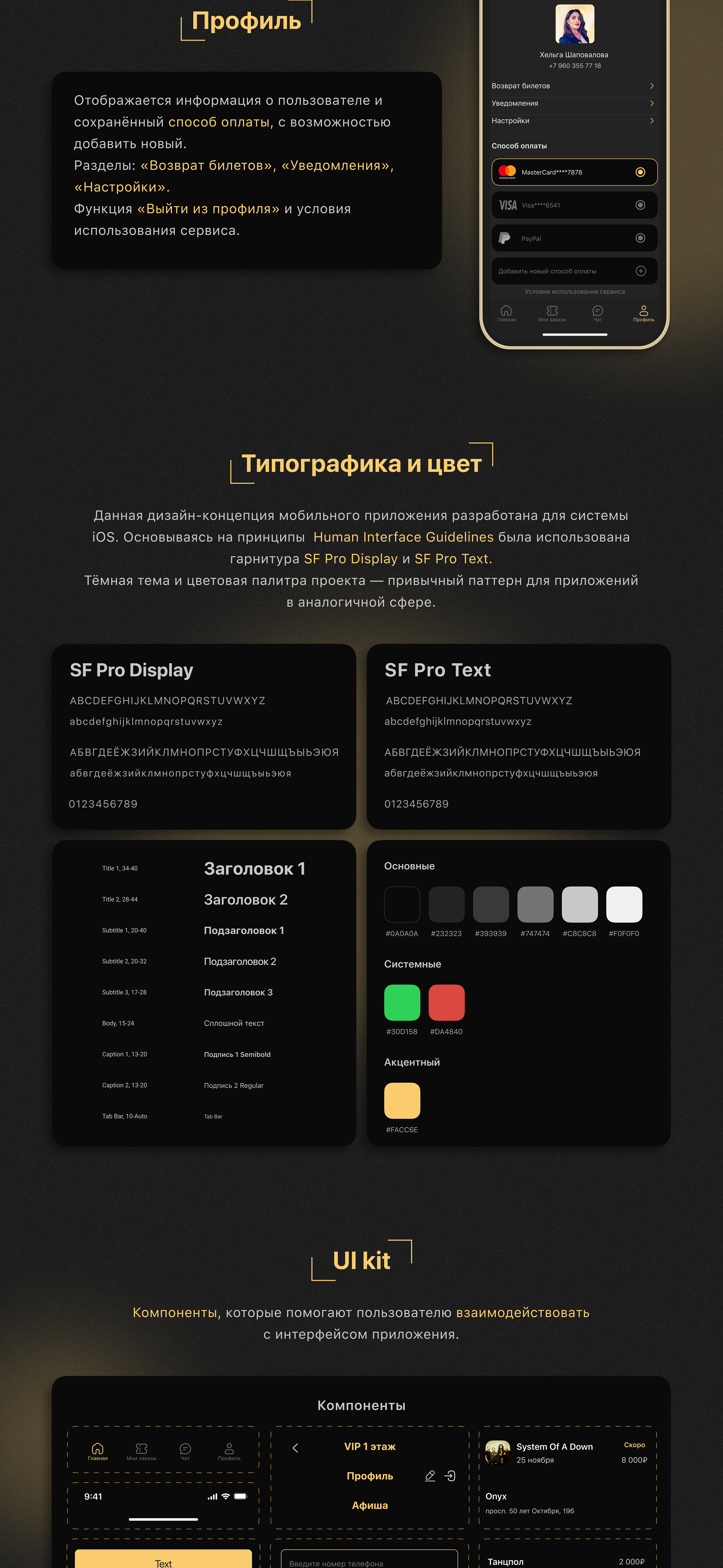 Мобильное приложение на iOS | ПРЕМЬЕРА ТИКЕТ — Изображение №7 — Интерфейсы на Dprofile