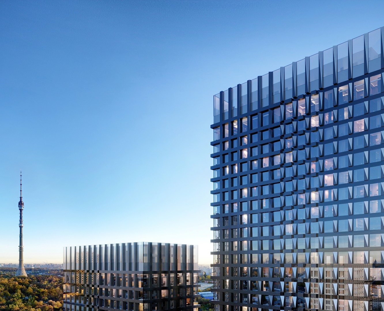 Upside Towers — 3D на Dprofile