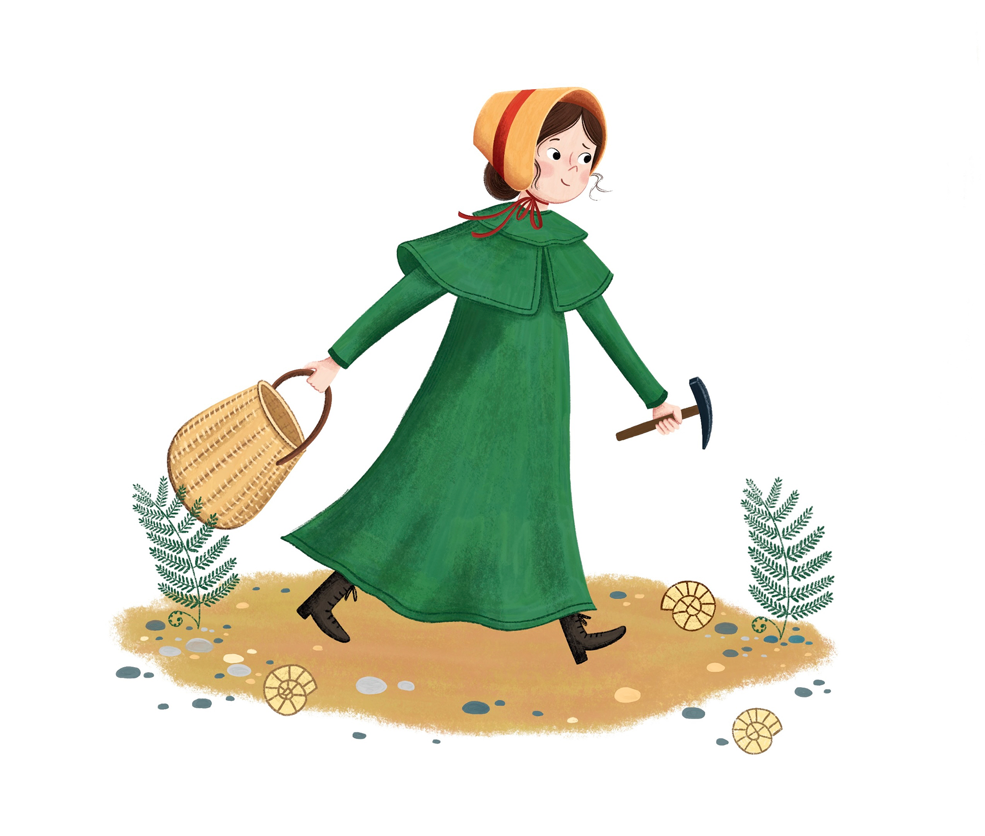 Mary Anning and the Story-Telling Rocks. Picture book — Изображение №12 — Иллюстрация на Dprofile