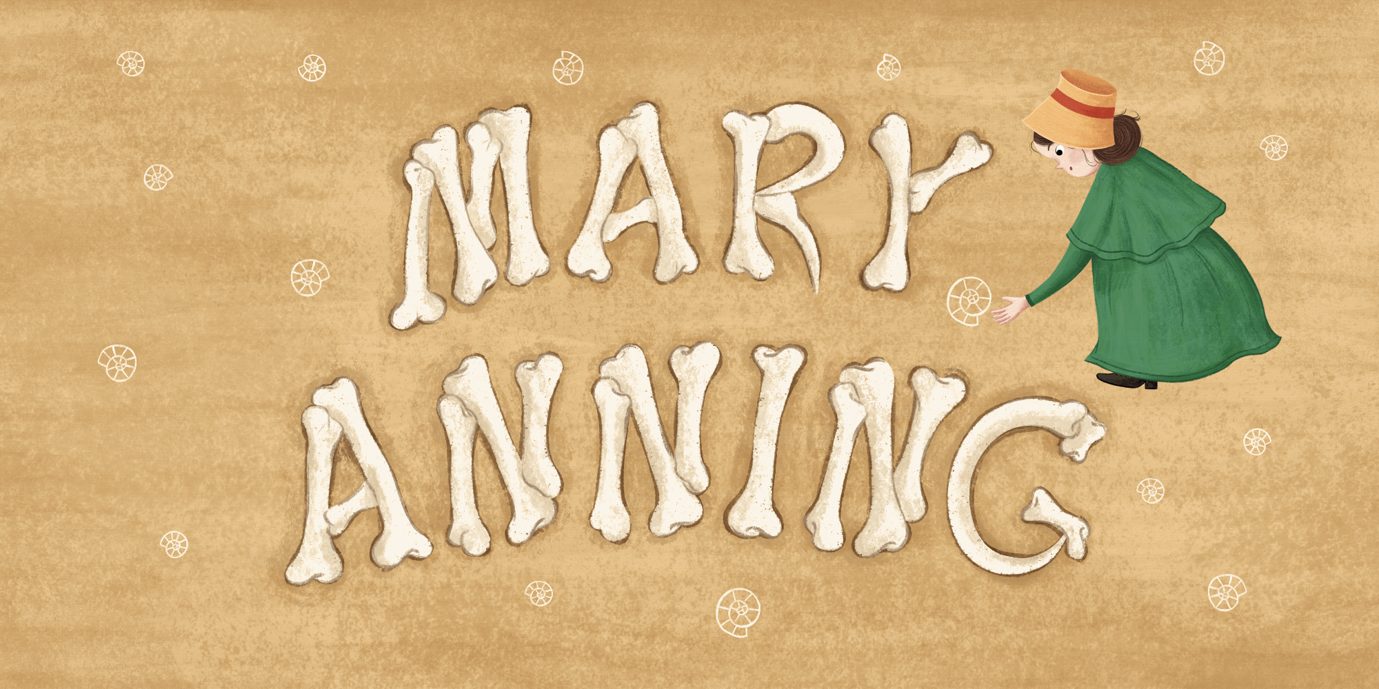 Mary Anning and the Story-Telling Rocks. Picture book — Изображение №1 — Иллюстрация на Dprofile