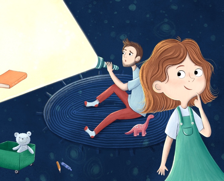 Children's book « If someone in the family is sad» на Dprofile