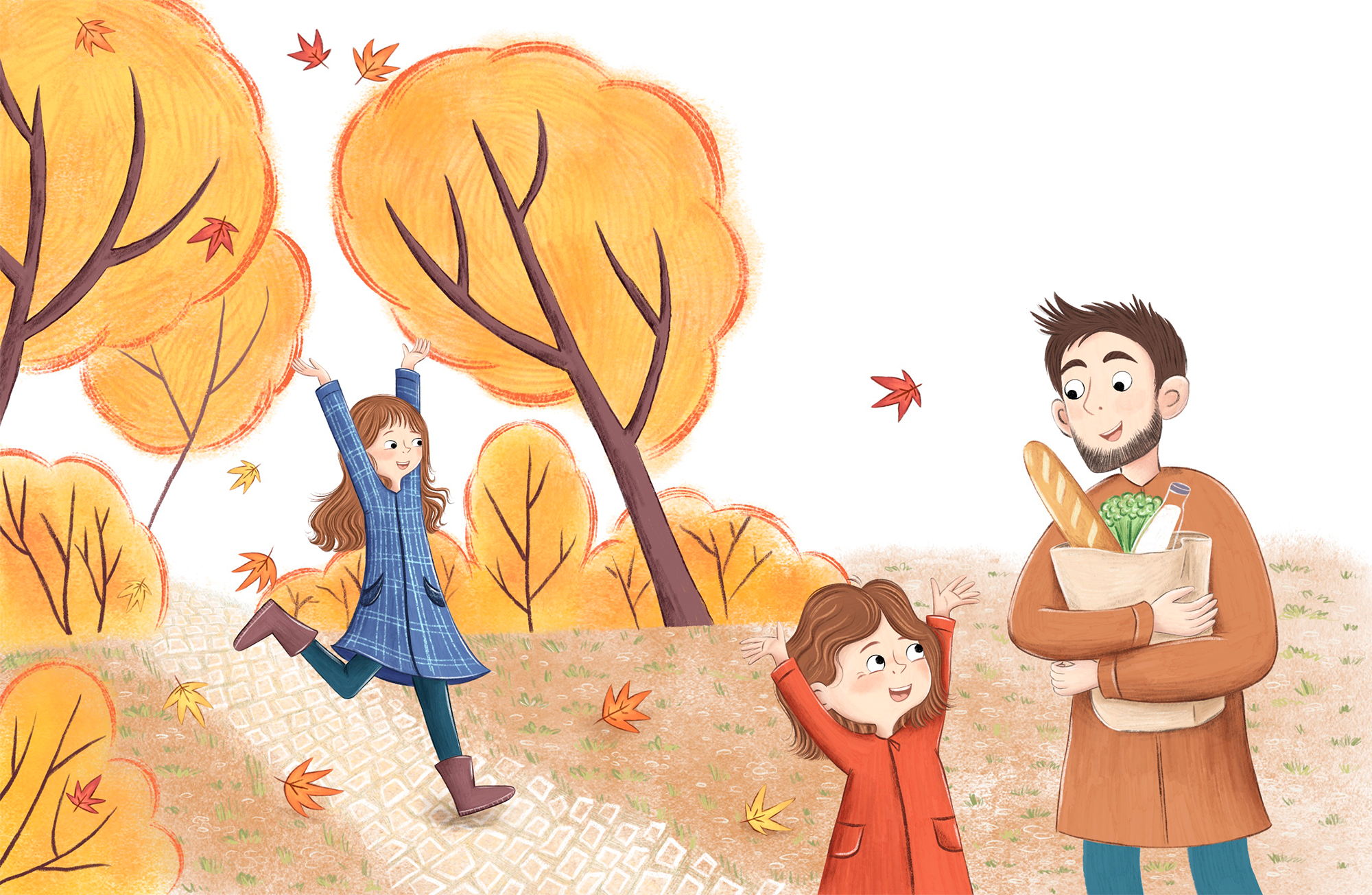Children's book « If someone in the family is sad» — Изображение №16 — Иллюстрация на Dprofile