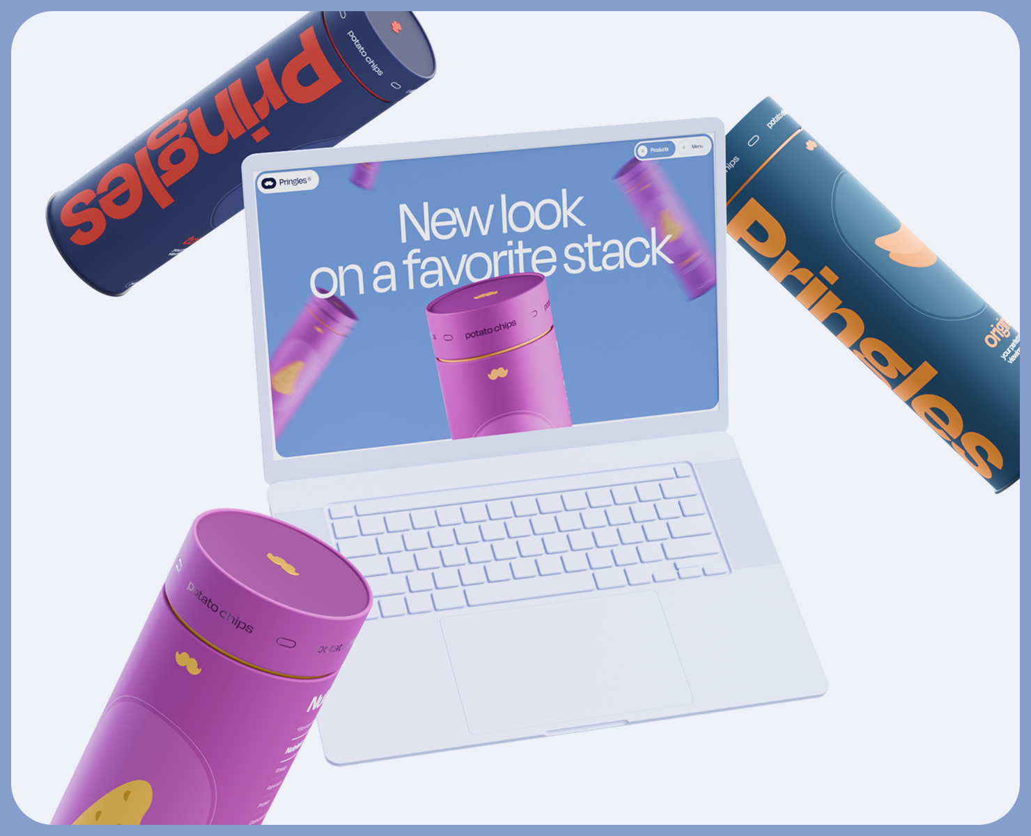 Pringles | Design concept web & branding на Dprofile
