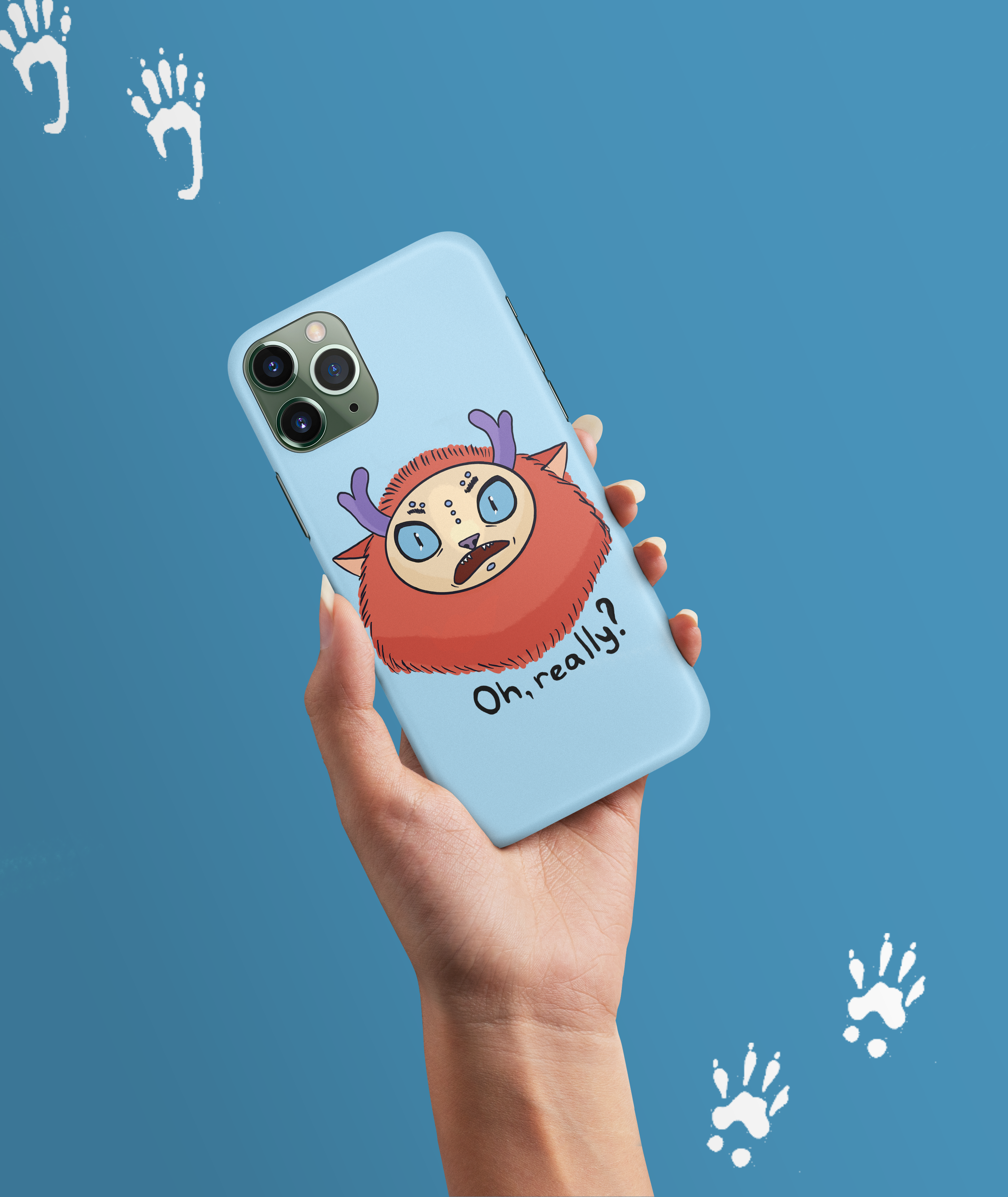 Дизайн персонажа и стикерпака (монстр Майло) — Изображение №5 — Иллюстрация на Dprofile