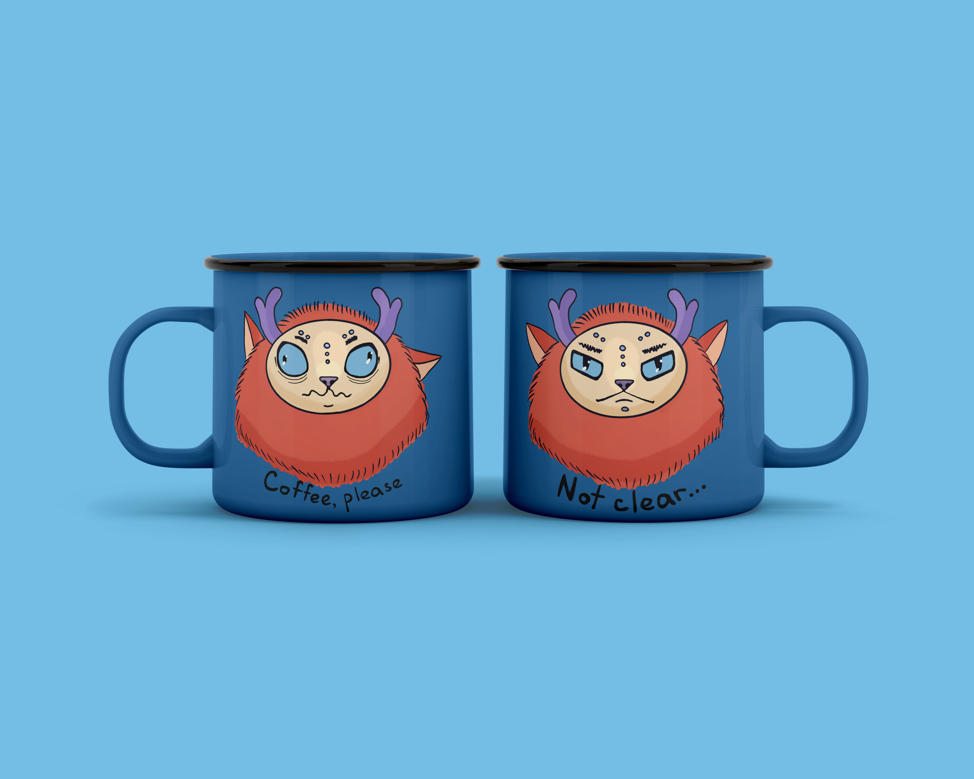 Дизайн персонажа и стикерпака (монстр Майло) — Изображение №4 — Иллюстрация на Dprofile